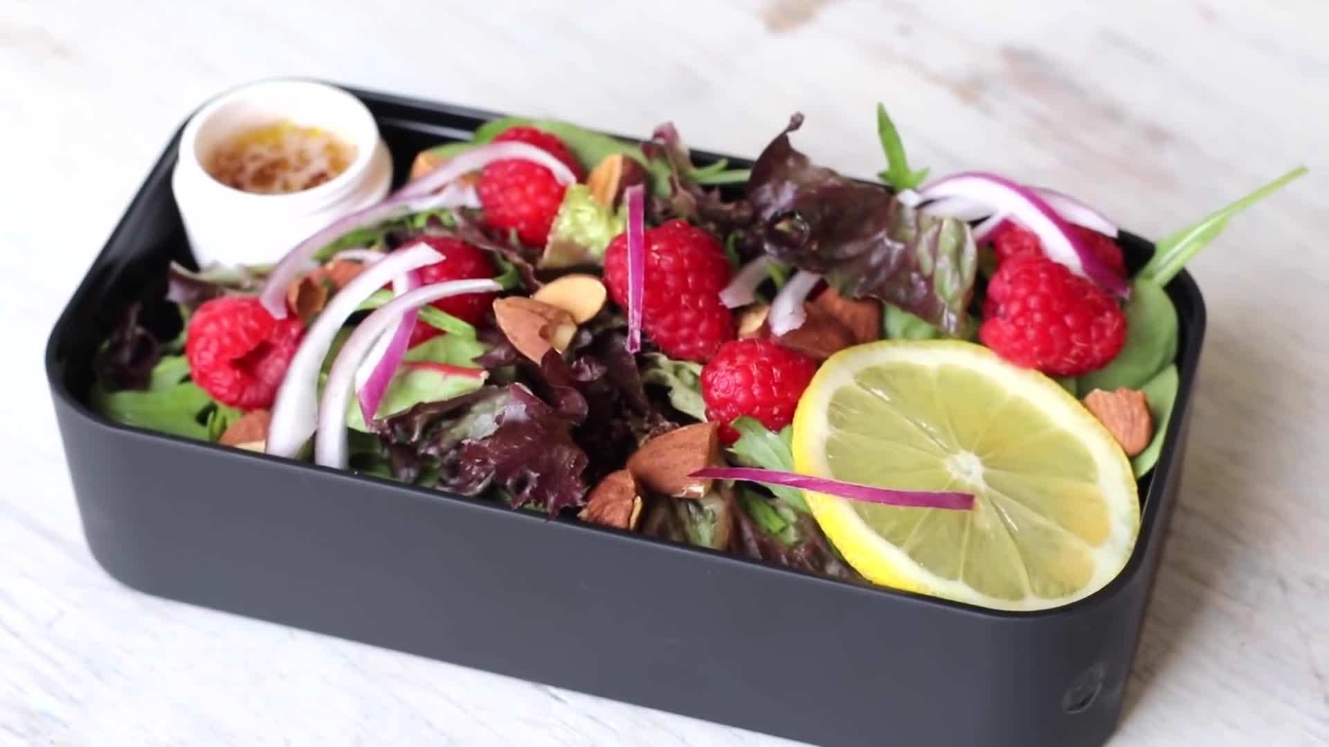 Raspberry and Almond Salad