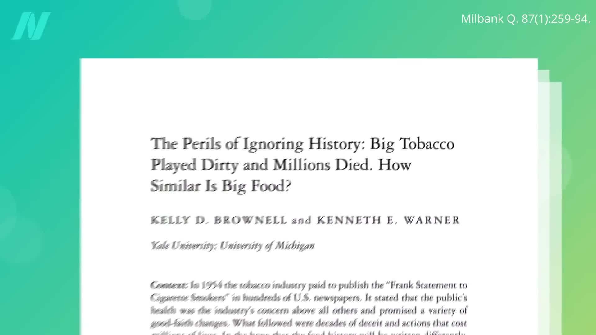 Impact of Profits on Public Health