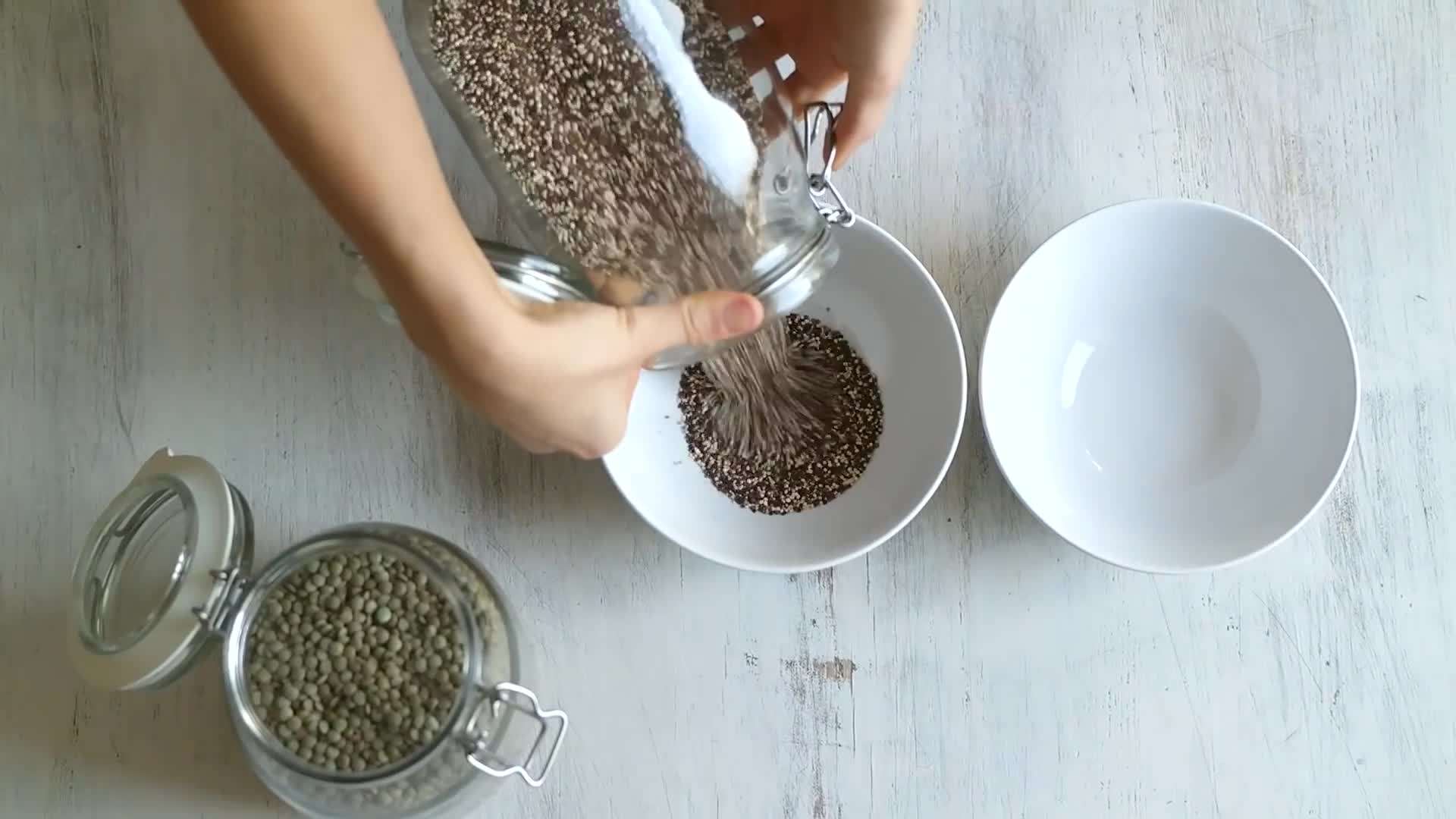 Batch cooking grains and legumes