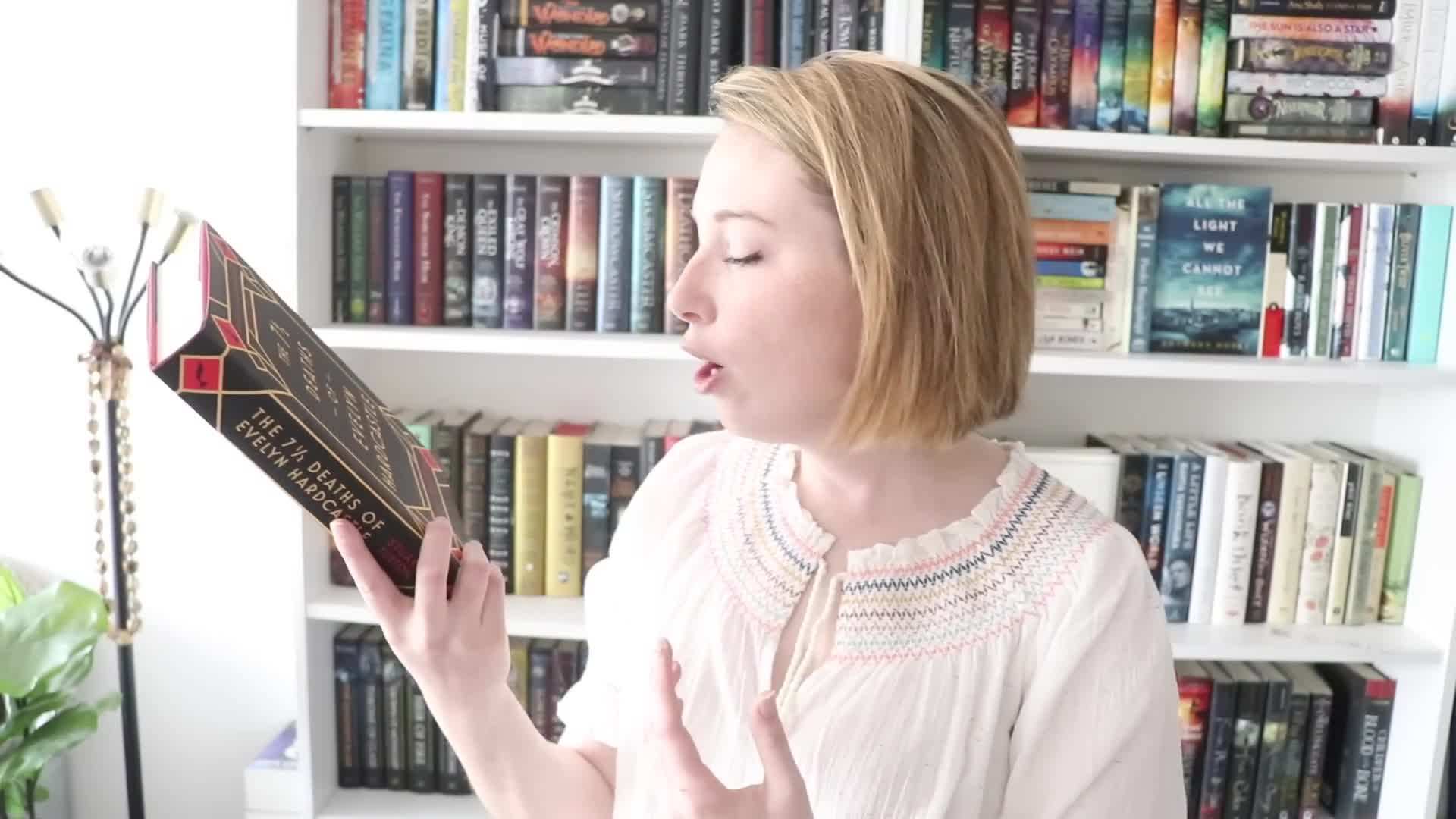 The 7th and Half Deaths of Evelyn Hardcastle Book Cover