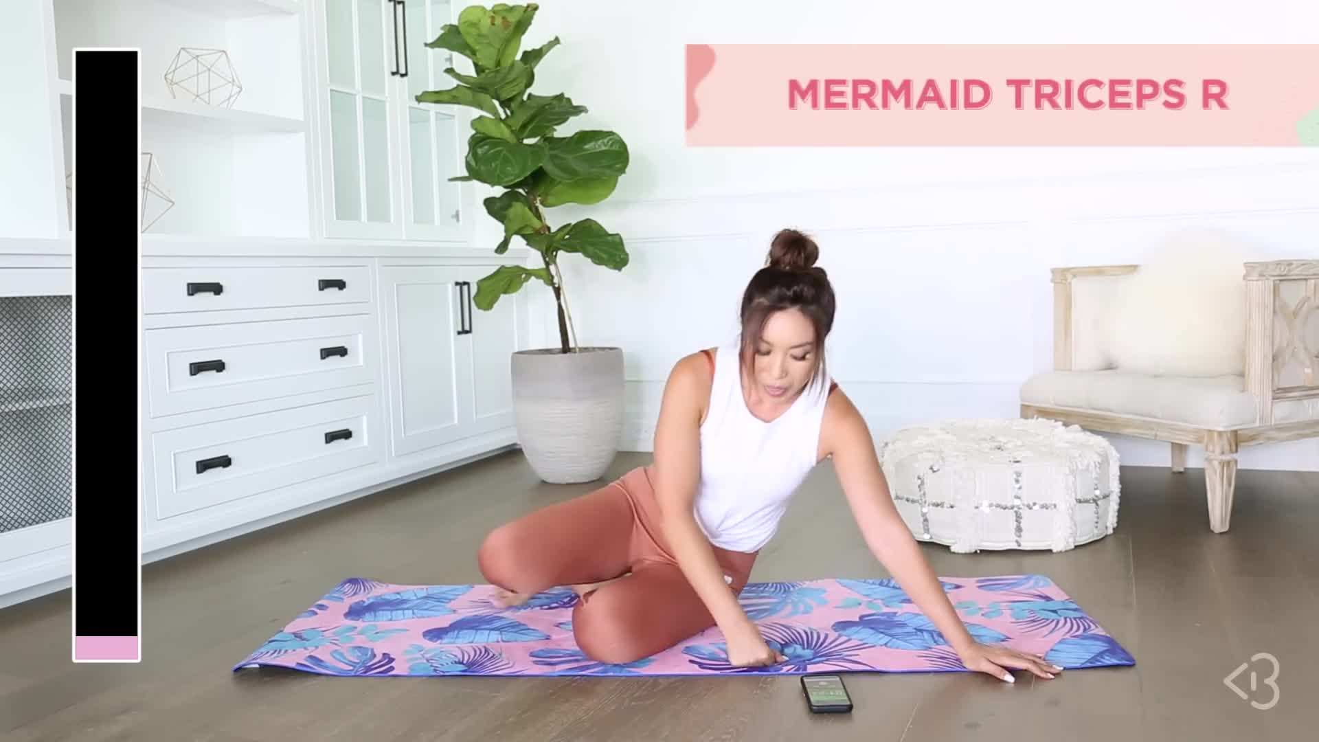 Tricep Press Backs Exercise