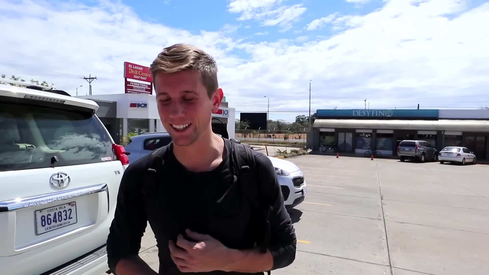 Arrival in Costa Rica