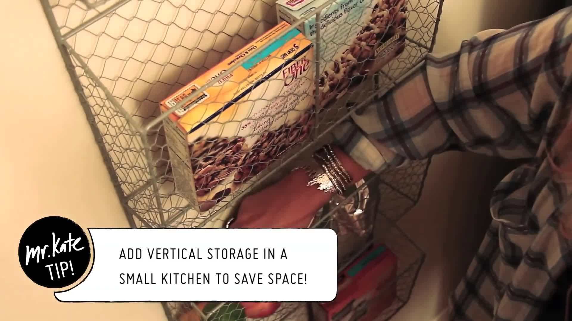 Repurposed Magazine Rack: Creative Pantry Solution