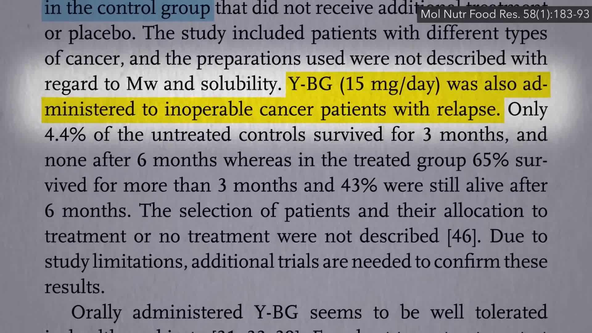 Beta-Glucans and Cancer Treatment
