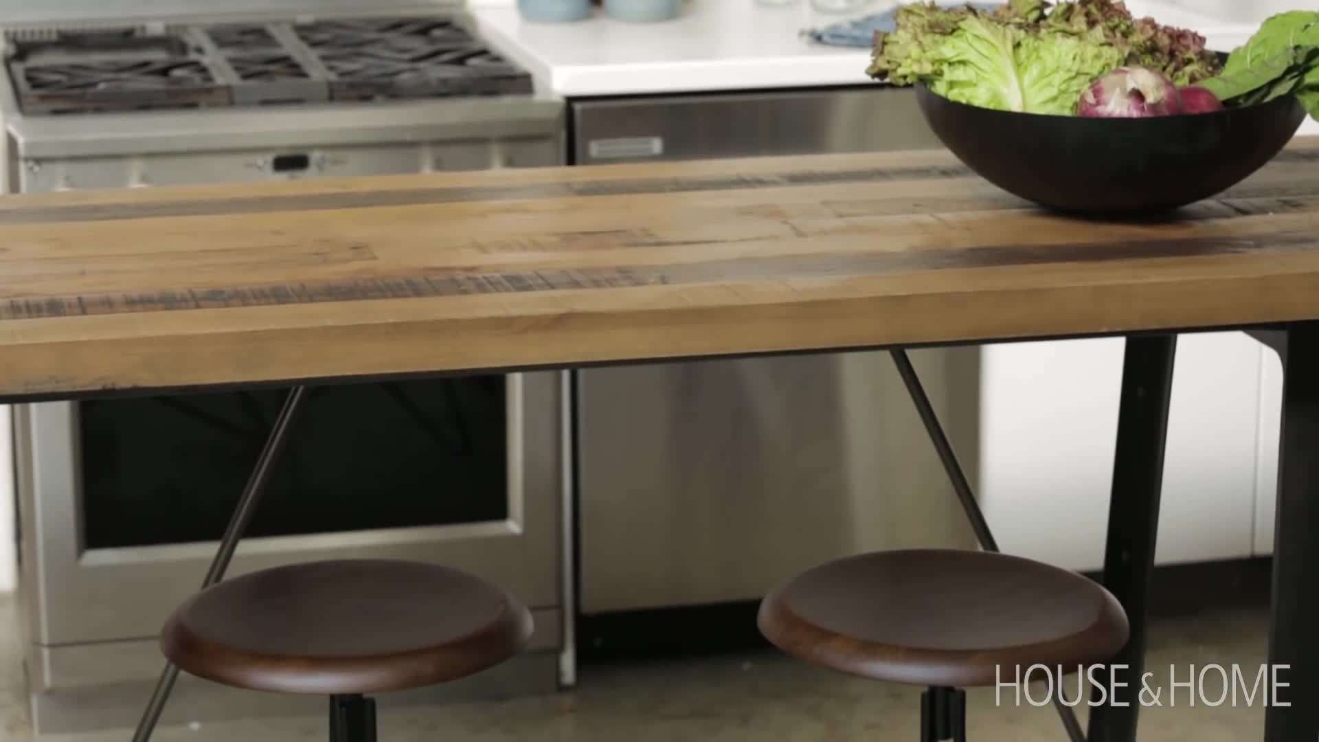 Counter-Height Table for Kitchen