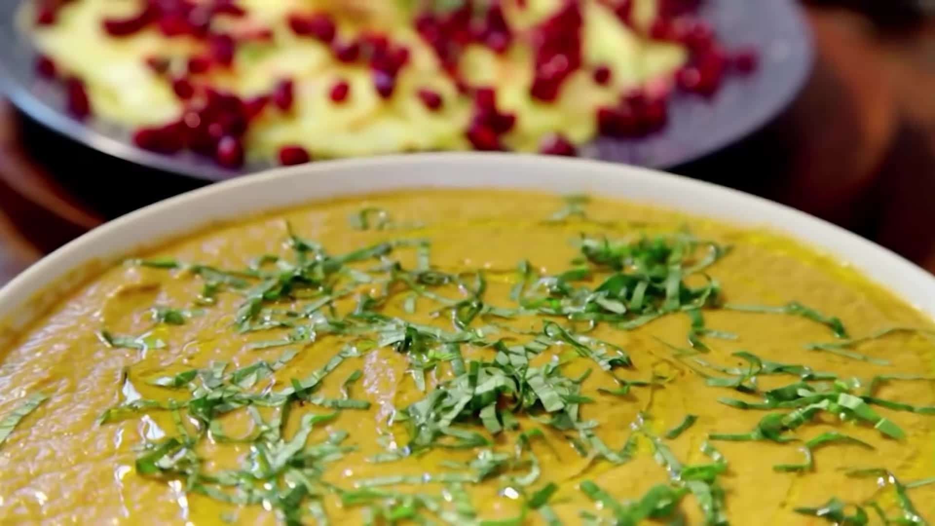 Preparing the Gazpacho Ingredients