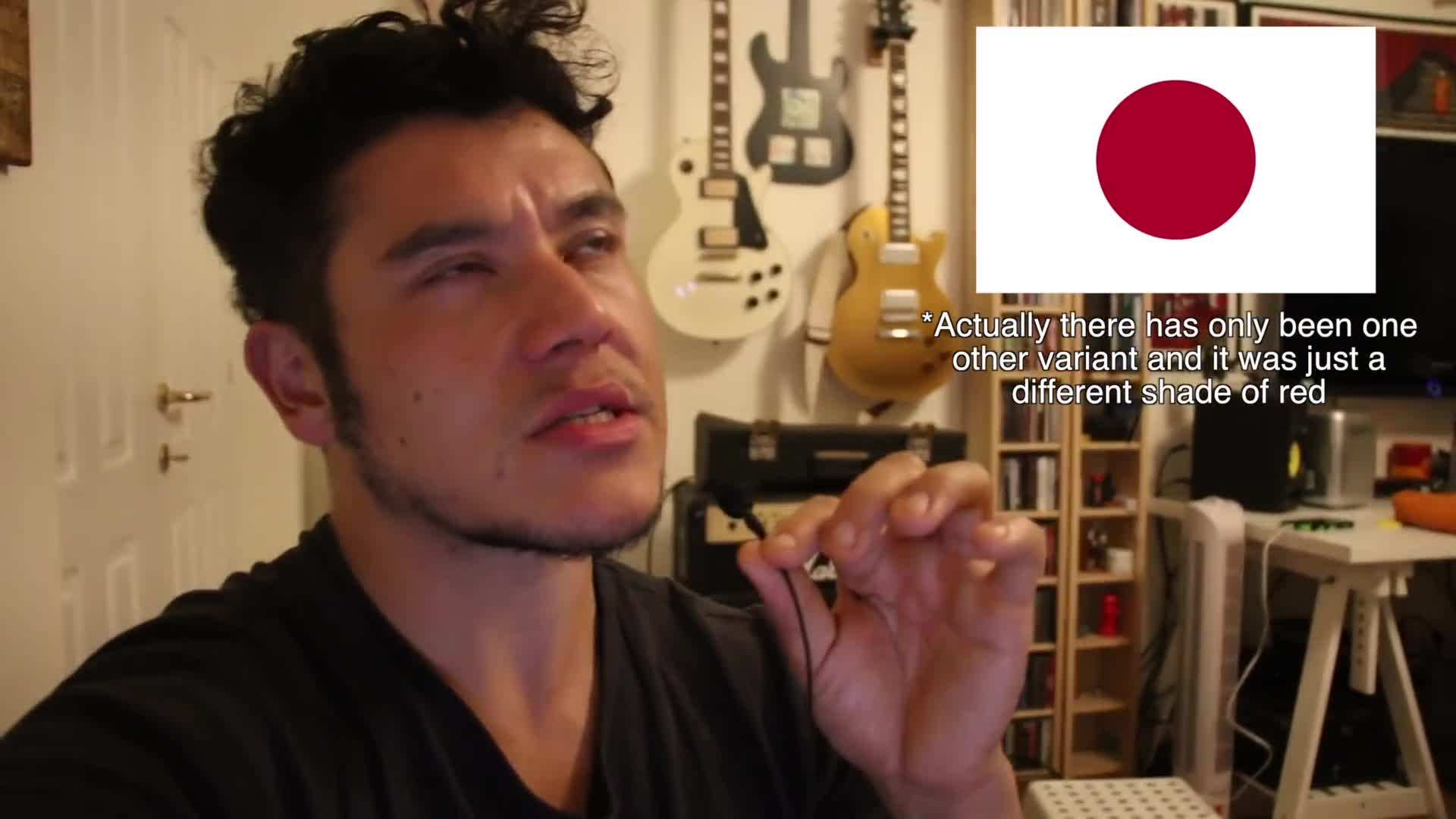 Evolution of the Hinomaru flag