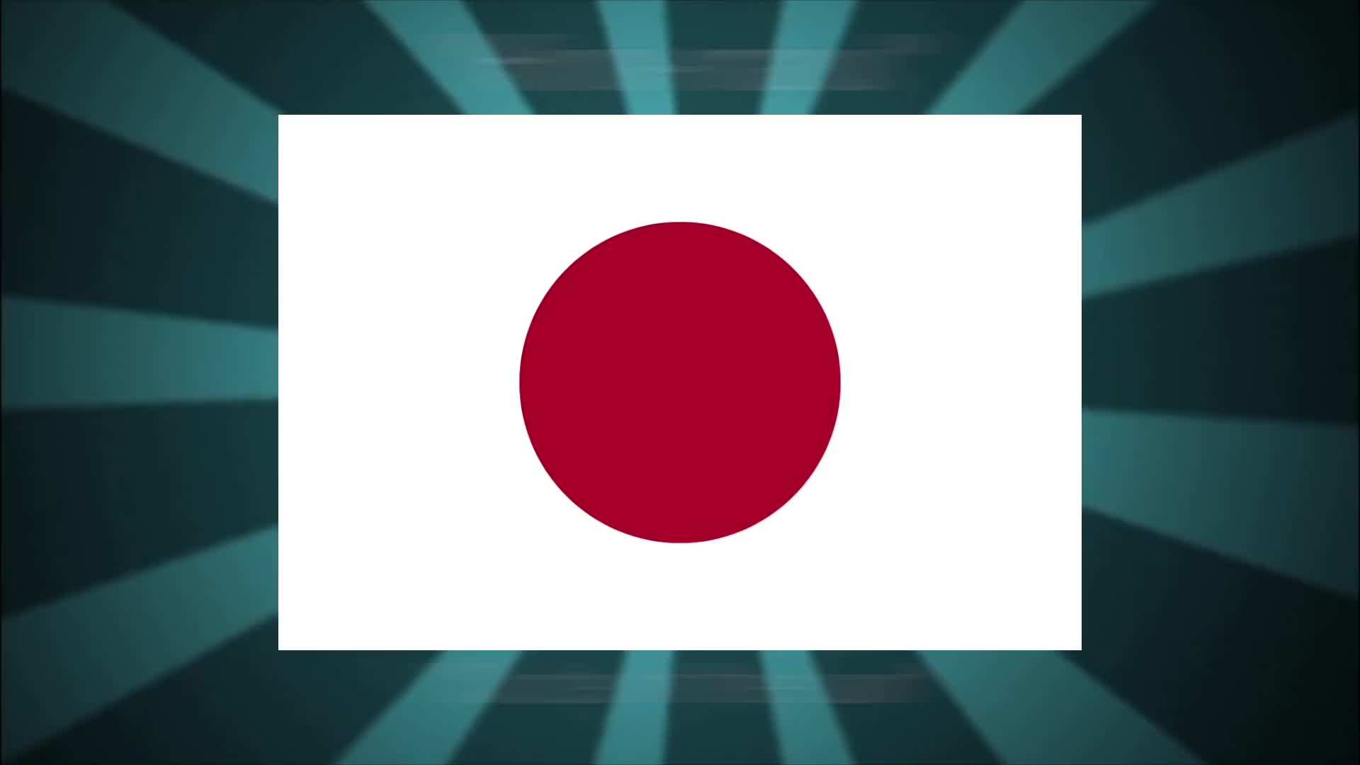 The Hinomaru flag, symbolizing the 'Land of the Rising Sun'