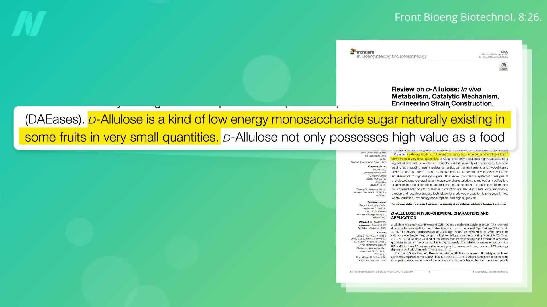 Allulose: A Low-Calorie Sugar