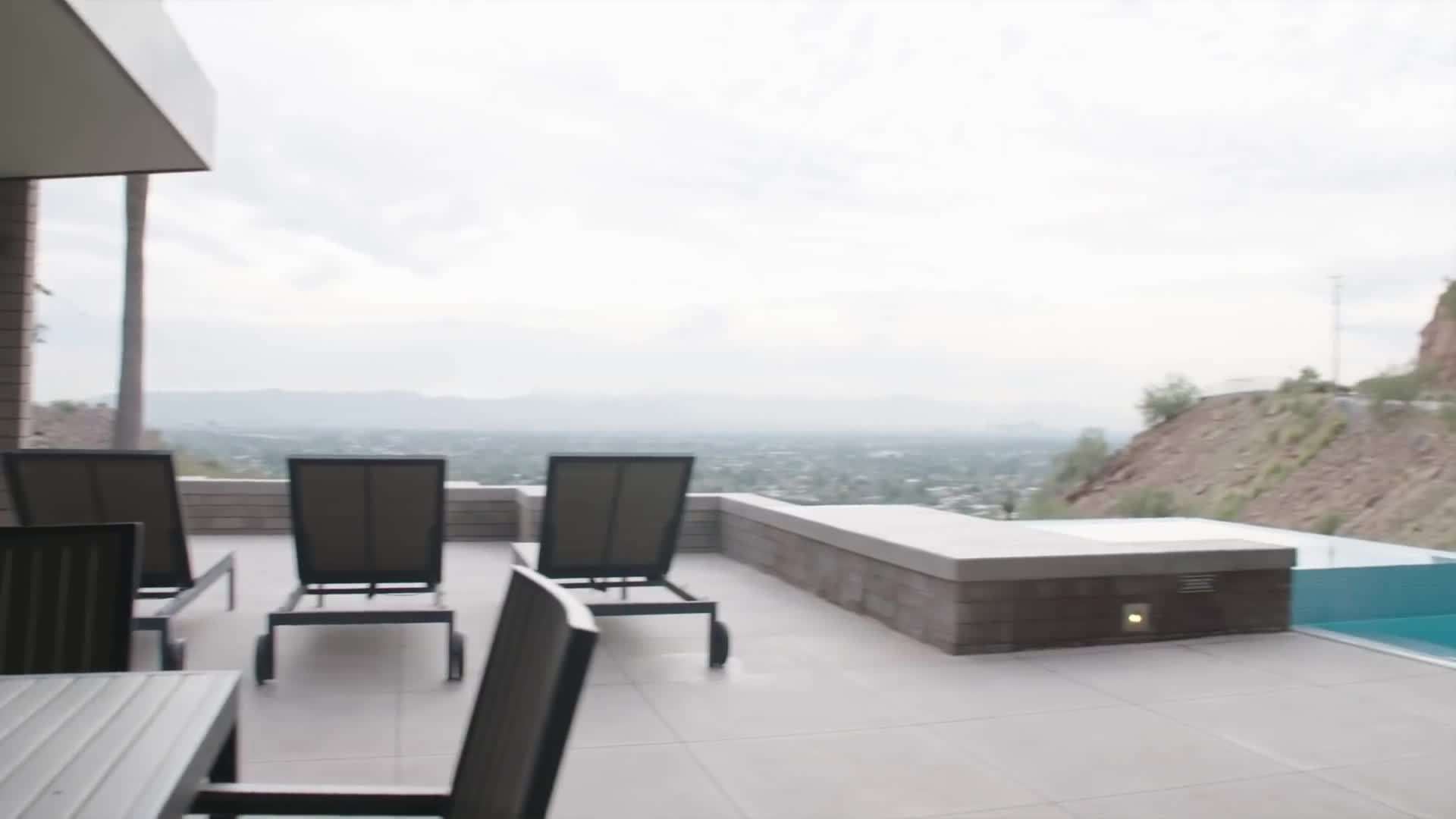 Saltwater Pool and Spa with Mountain Views