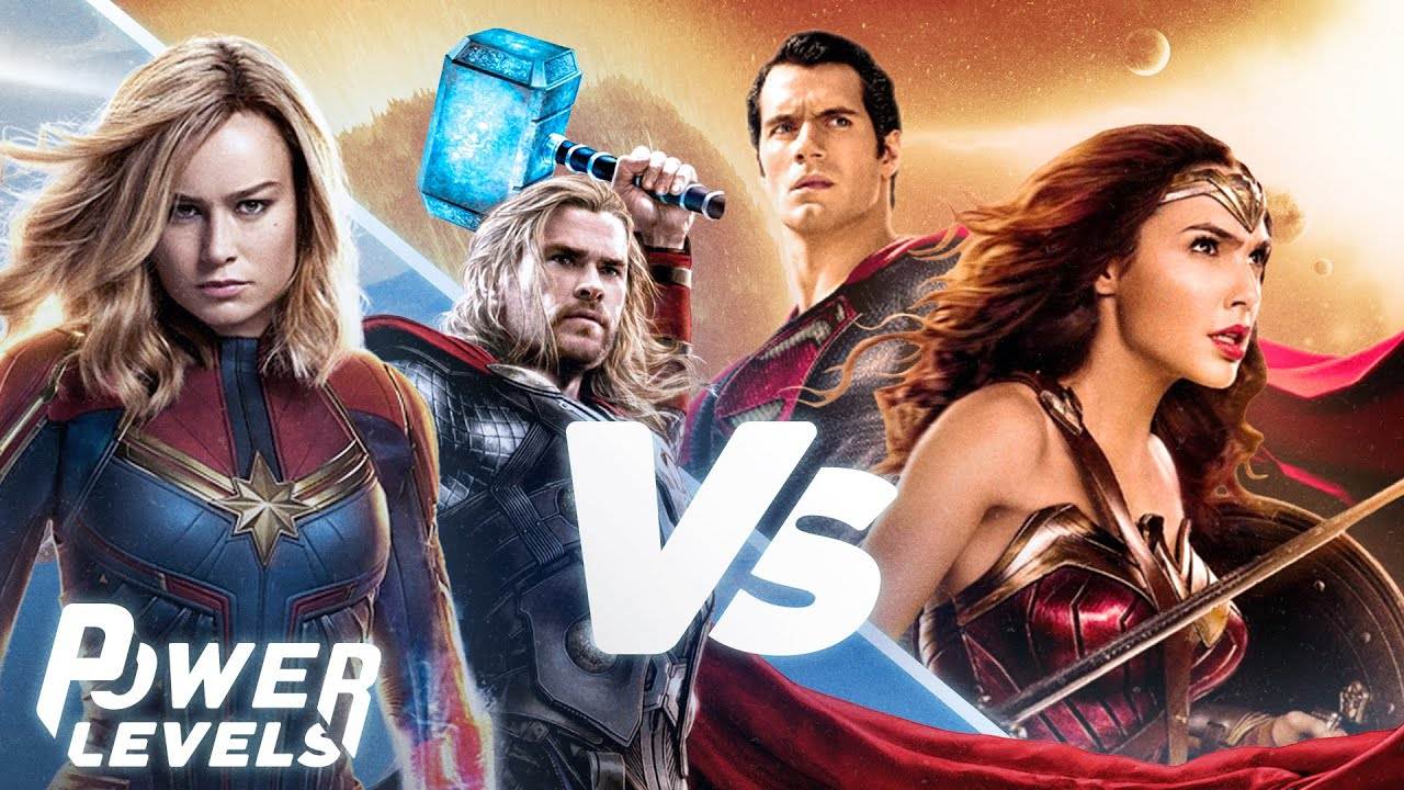 Marvel vs DC | Power Levels: A Battle of Superheroes