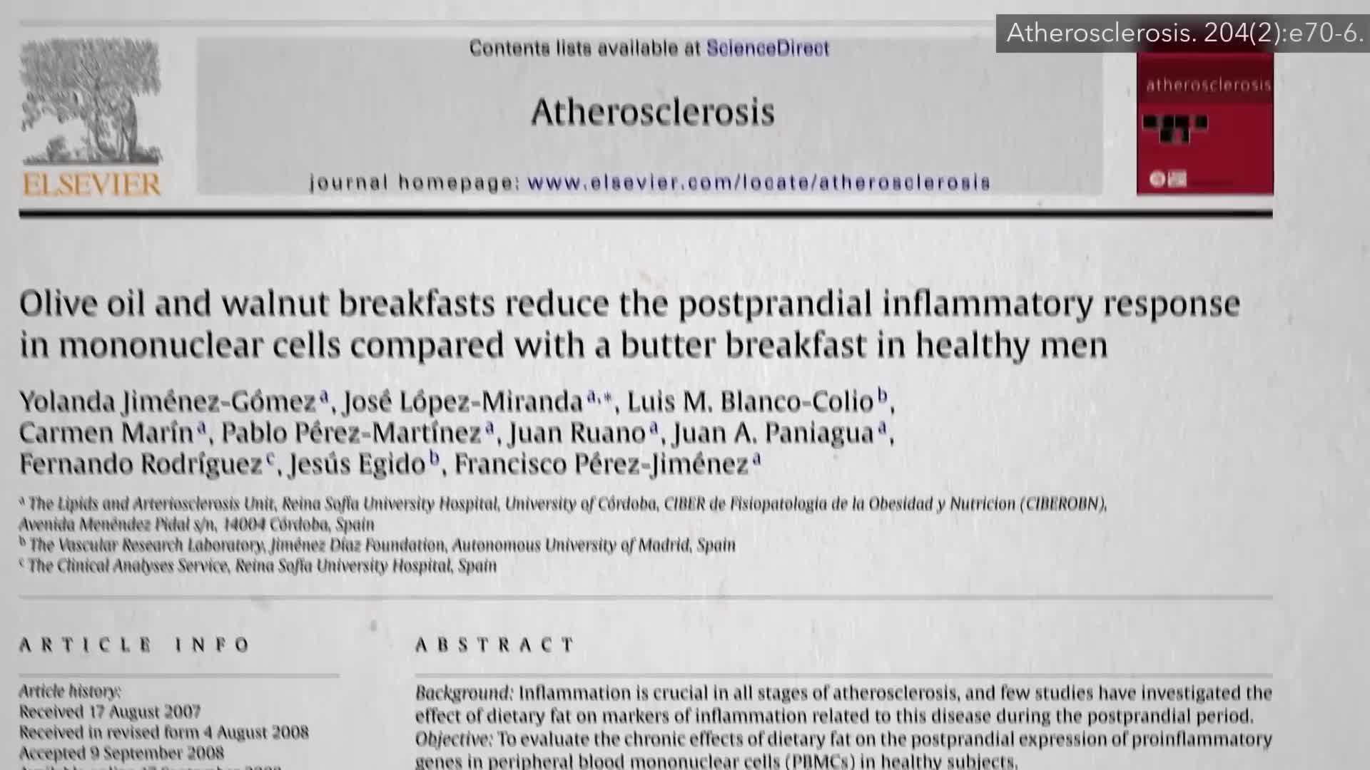 Butter and Inflammatory Gene Expression