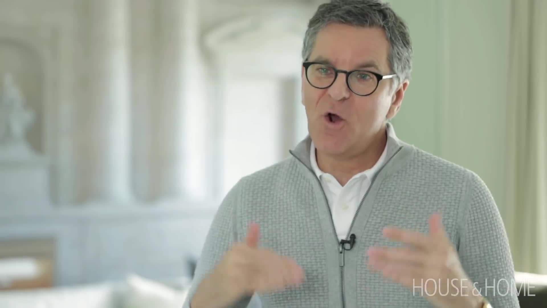 Chic Kitchen with Glass Upper Cabinets