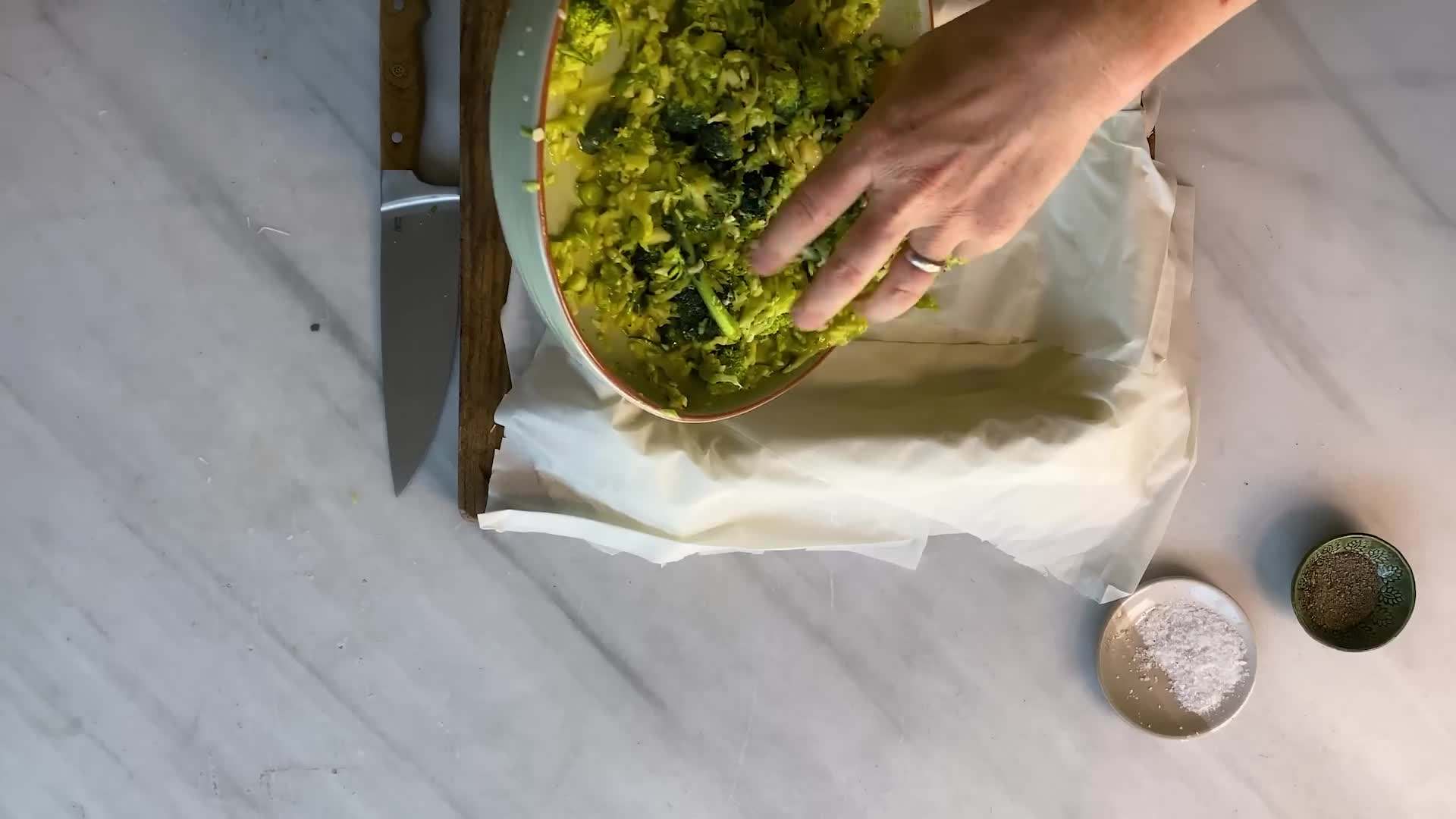 Folding Filo Pastry for Baking