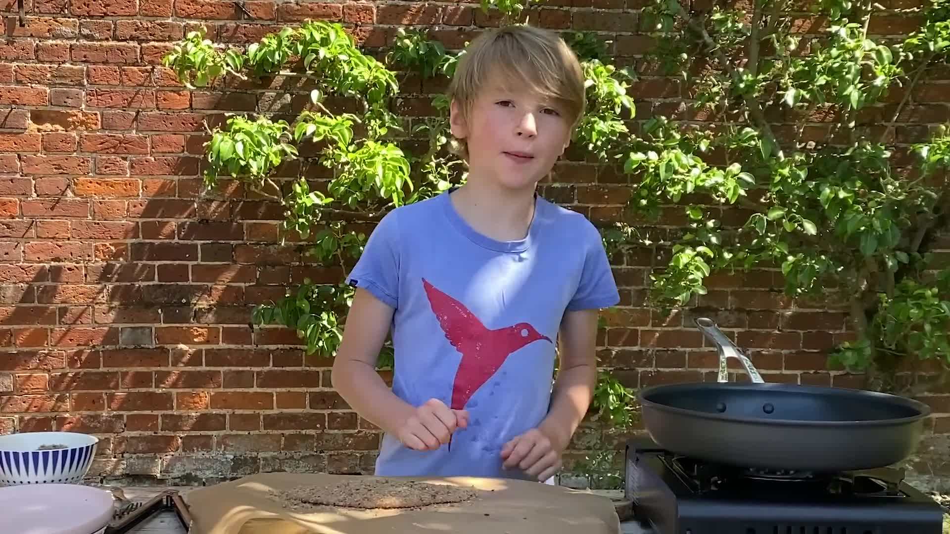 Cooking the Breaded Chicken