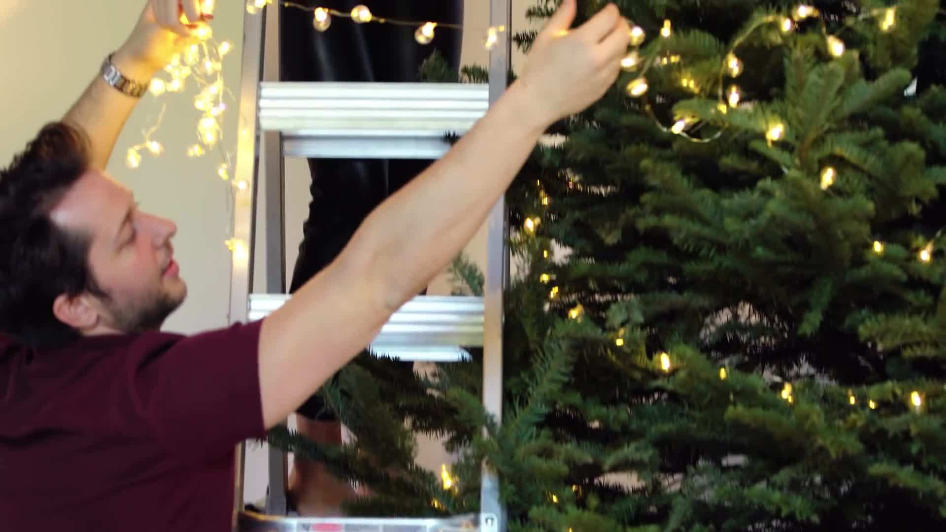 Decorating the Christmas Tree