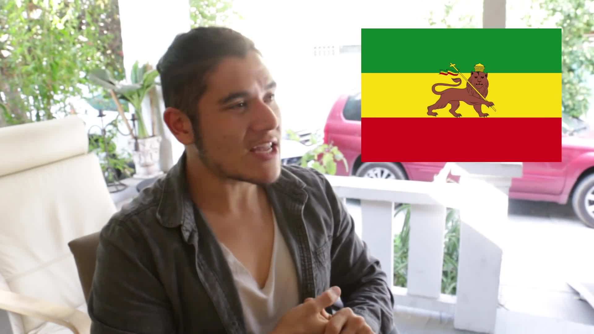 Ethiopian Emperor's Flag with Lion of Judah