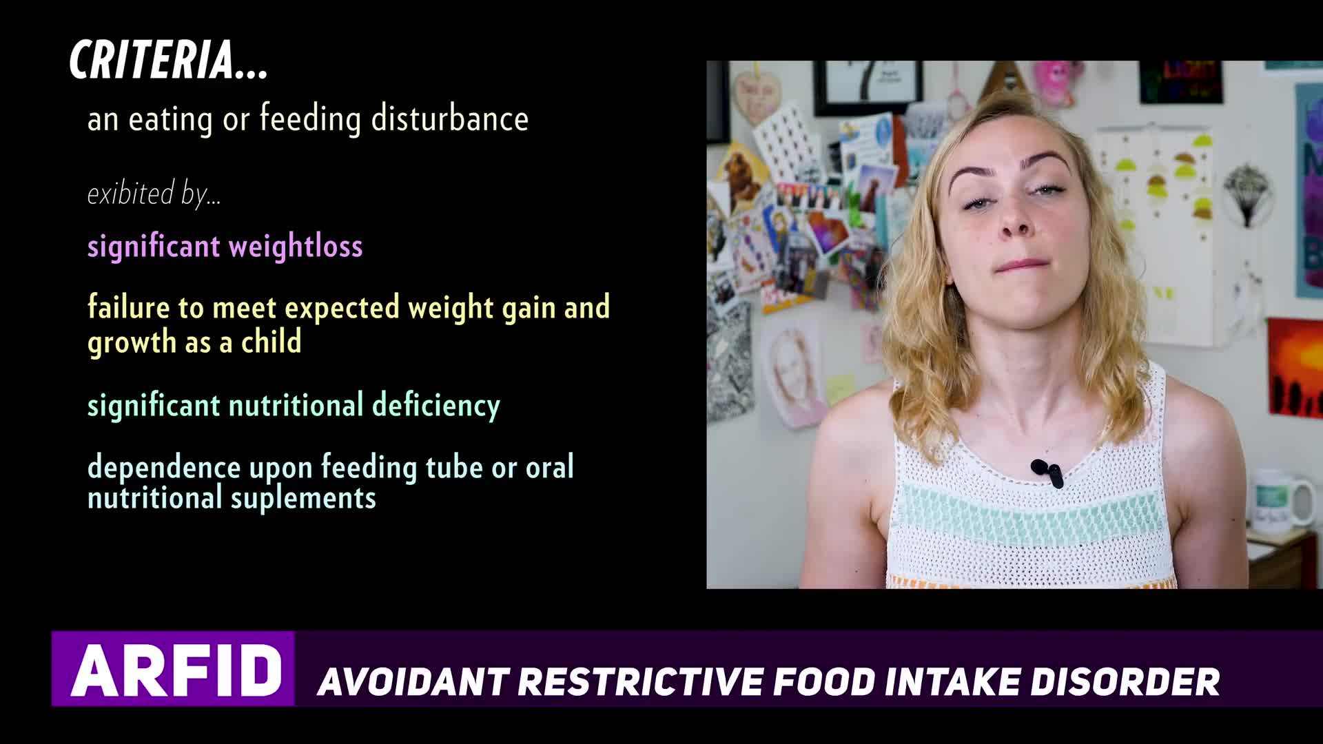 Key Criteria for ARFID Diagnosis
