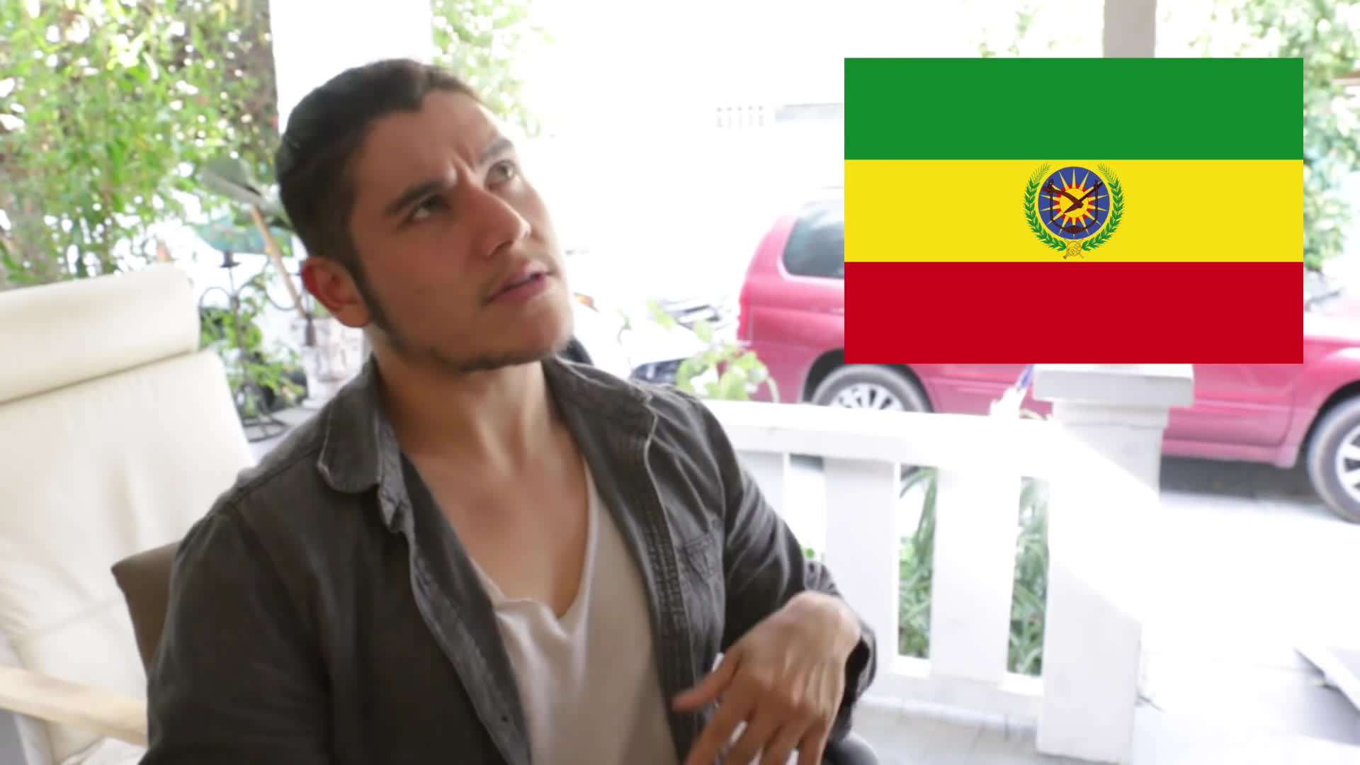 Ethiopia's Emblem with Yellow Pentagram