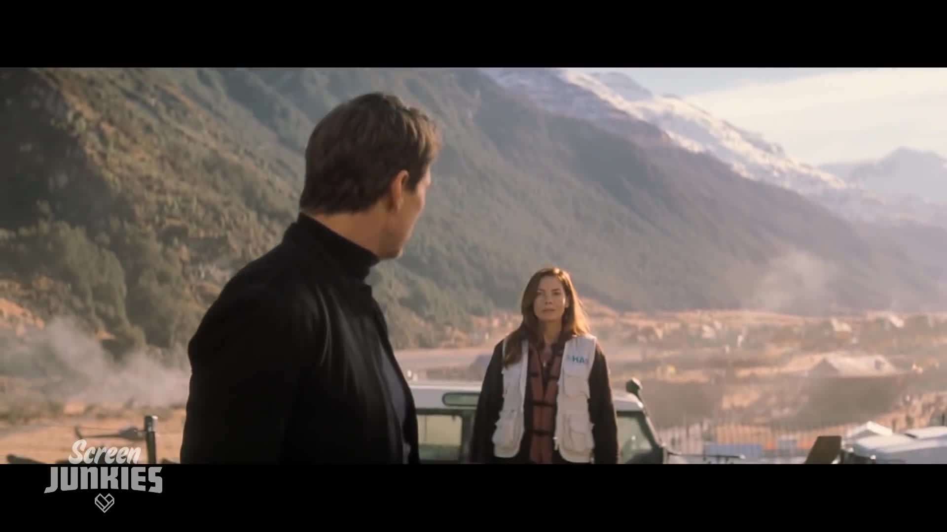 Ethan Hunt and August Walker Face Off