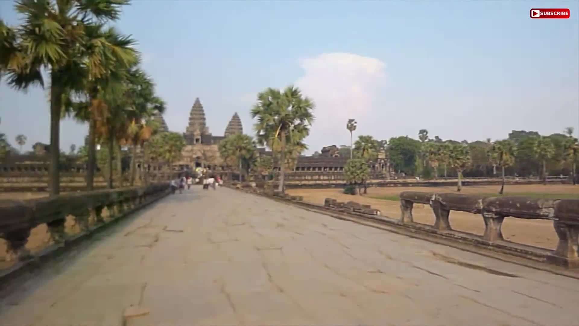 Serene Atmosphere at Angkor Wat