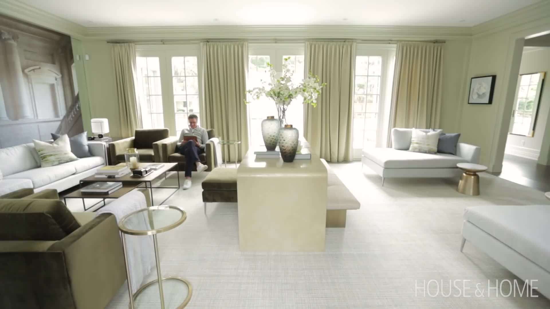 Dramatic Powder Room Design