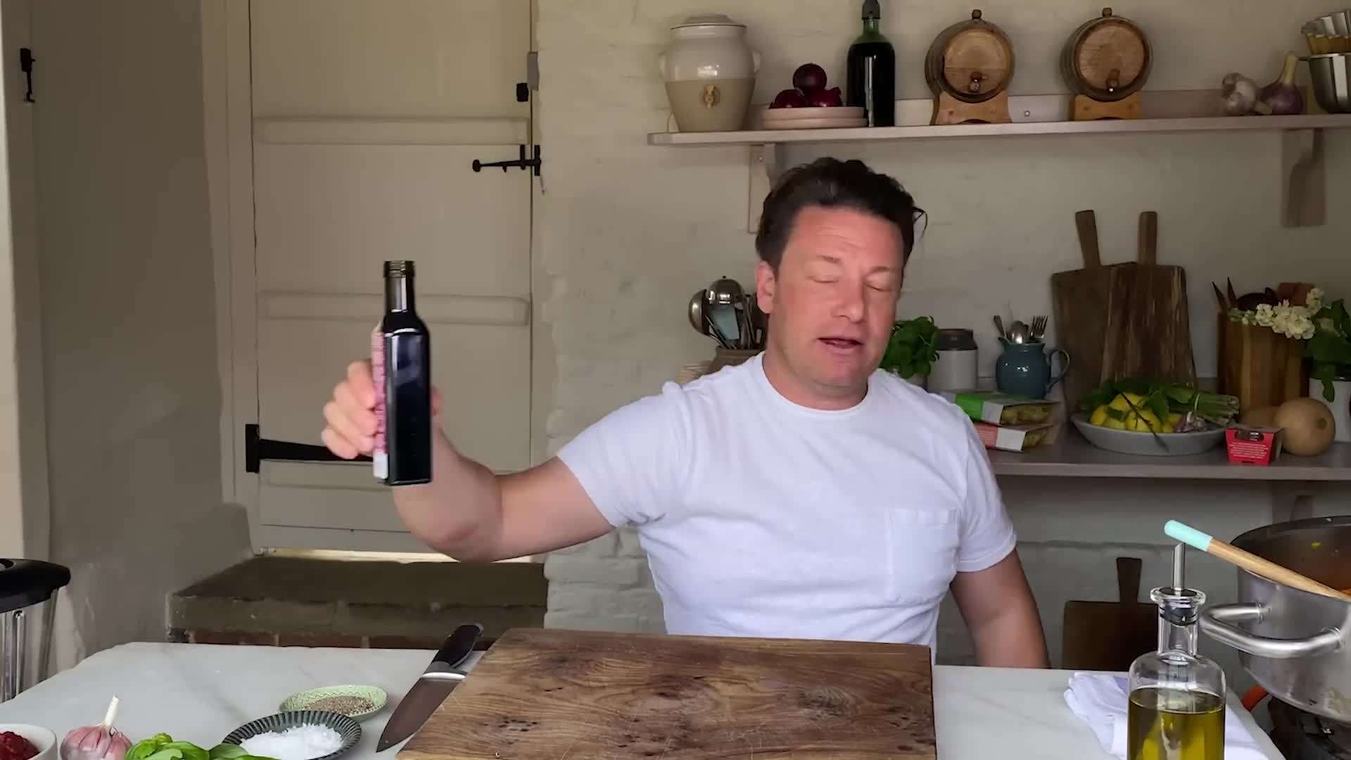 Adding Balsamic Vinegar for Flavor