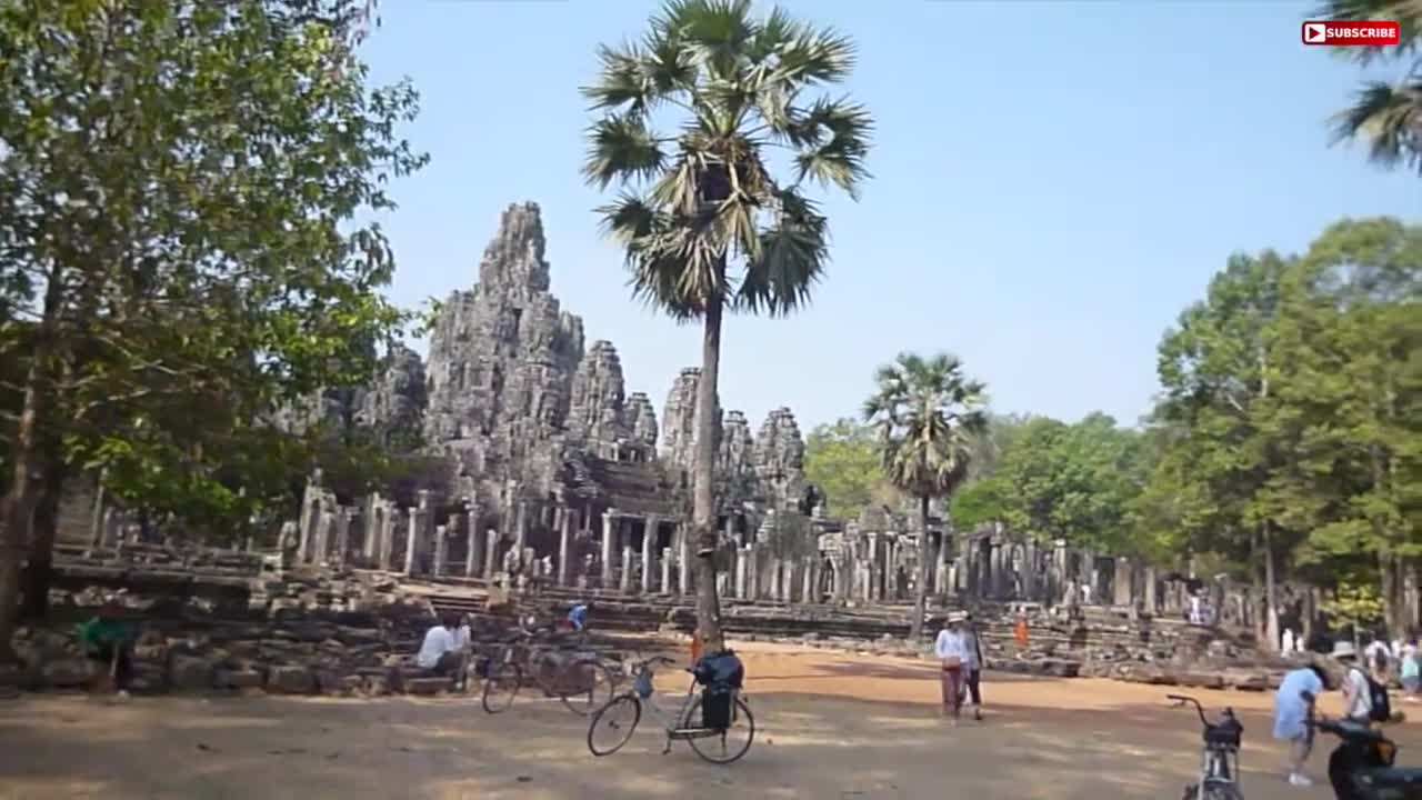 Intricate Carvings at Bayon Temple