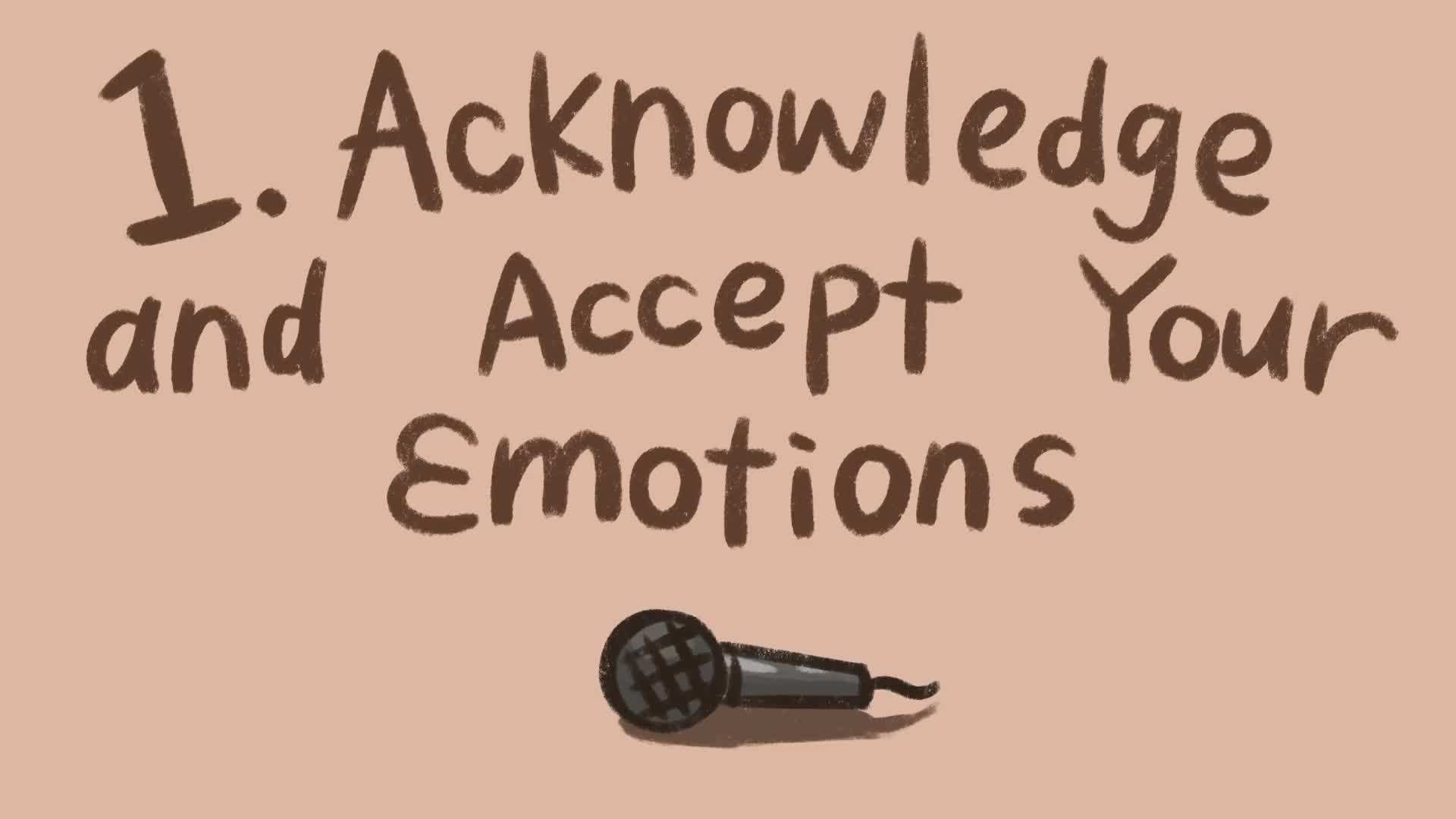 Acknowledging and Accepting Emotions