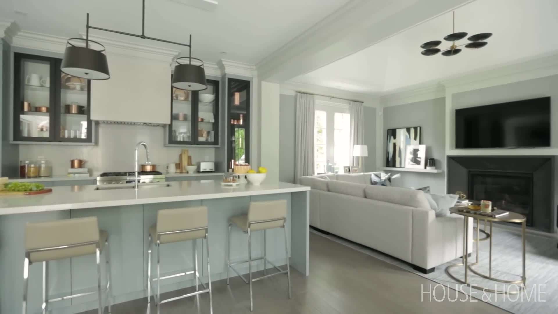 Open Kitchen and Family Room