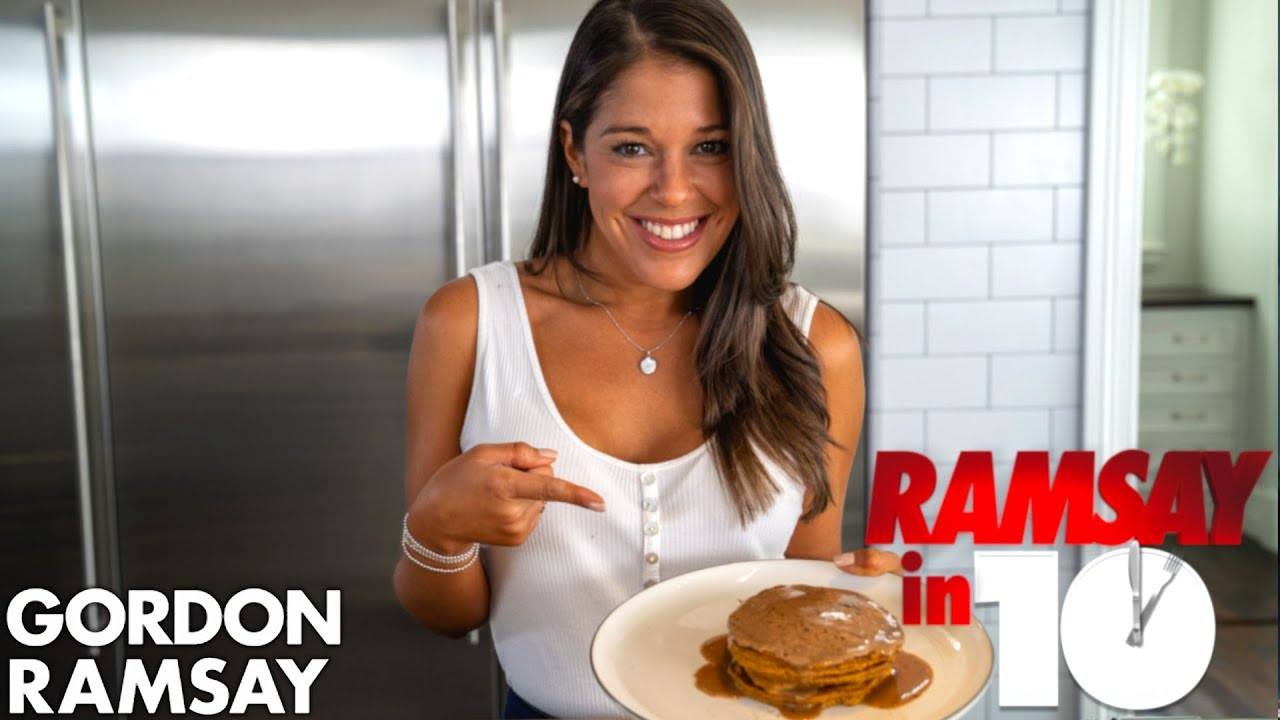 Gordon Ramsay Challenges Mia Castro to Make Pumpkin Spice Pancakes in 10 Minutes | Ramsay in 10