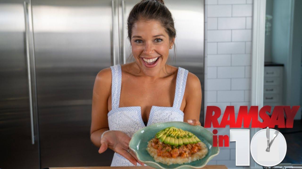 Gordon Ramsay Challenges Mia Castro to Make Puerto Rican Poke in 10 Minutes | Ramsay in 10