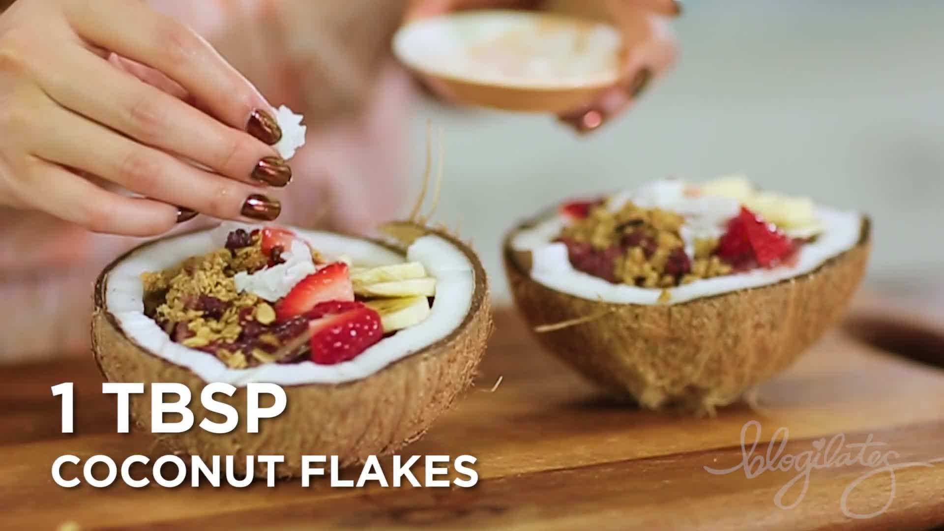 Adding Chia Seeds and Granola