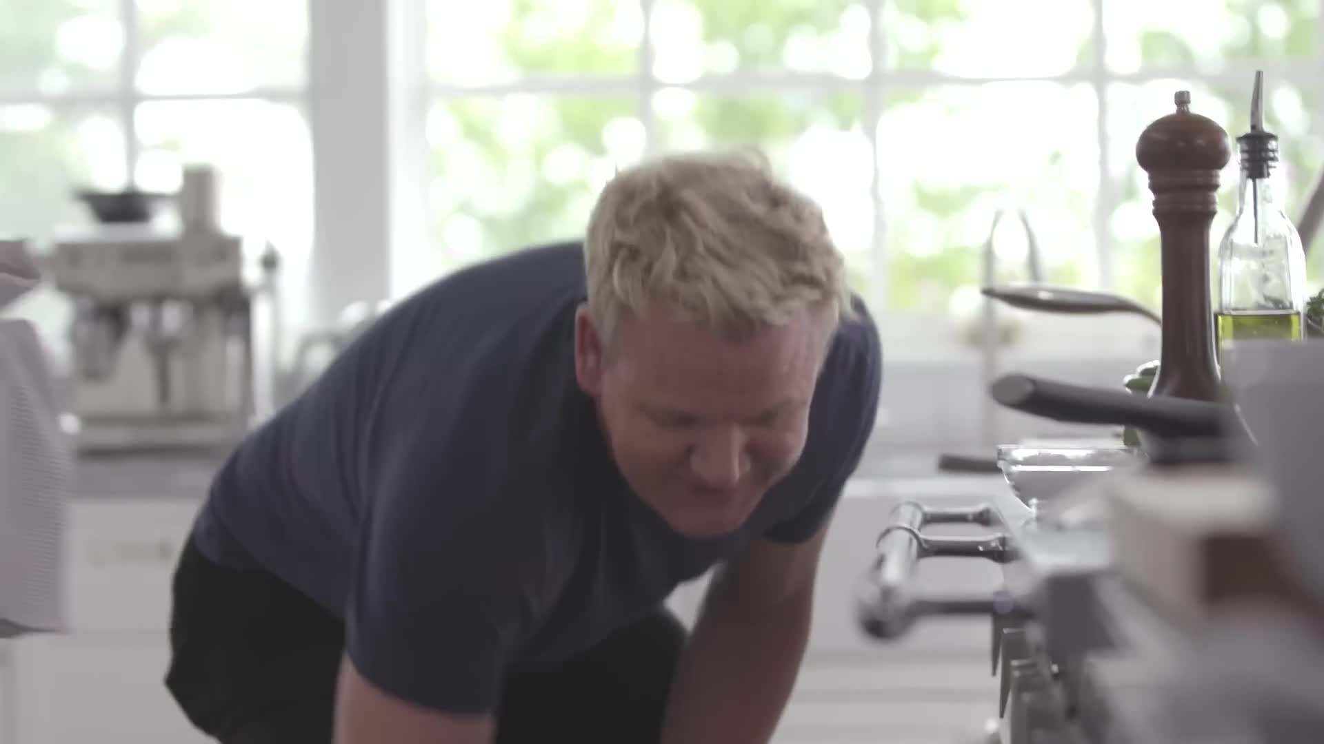 The finished breakfast pizza creations