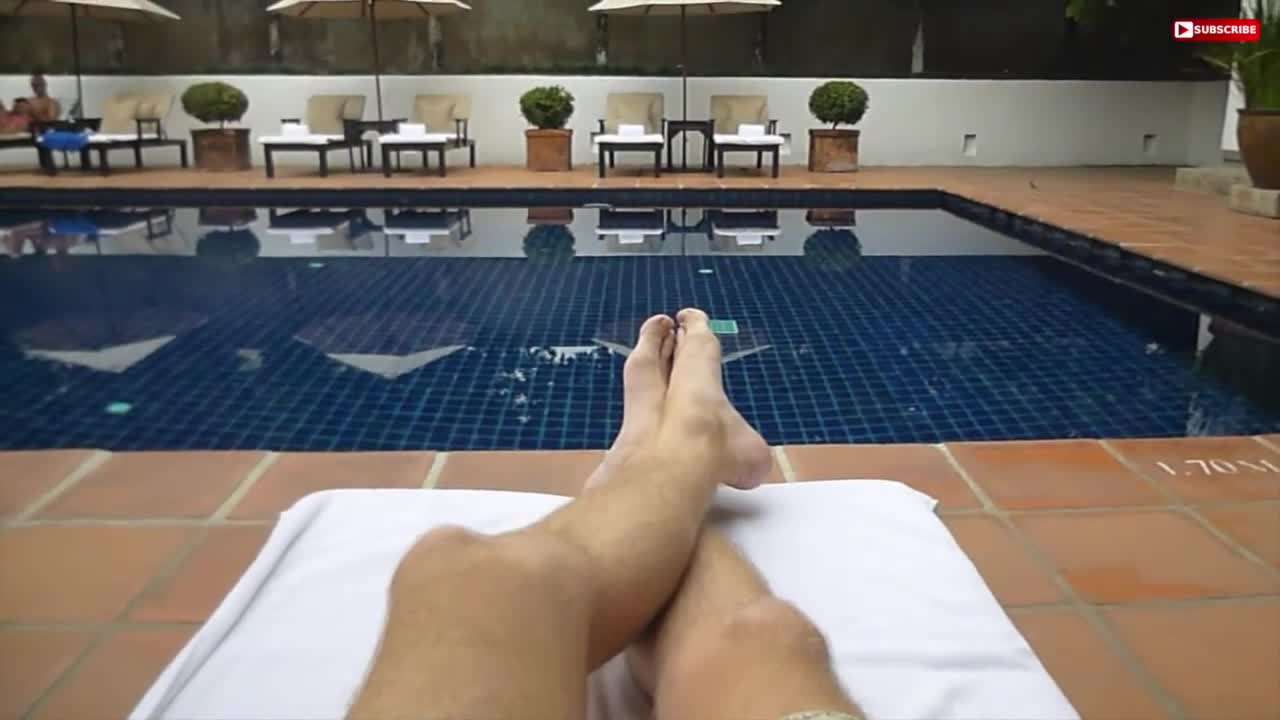 Pancake with Banana and Syrup Sauce