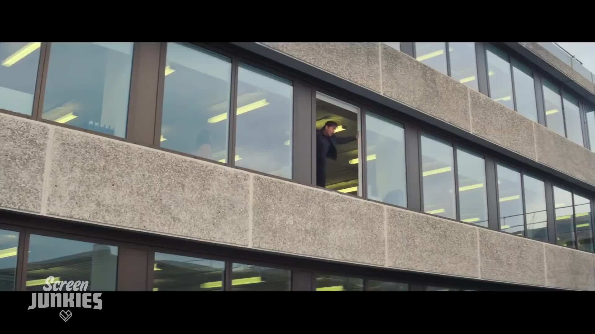 Tom Cruise Hanging Off Skyscraper