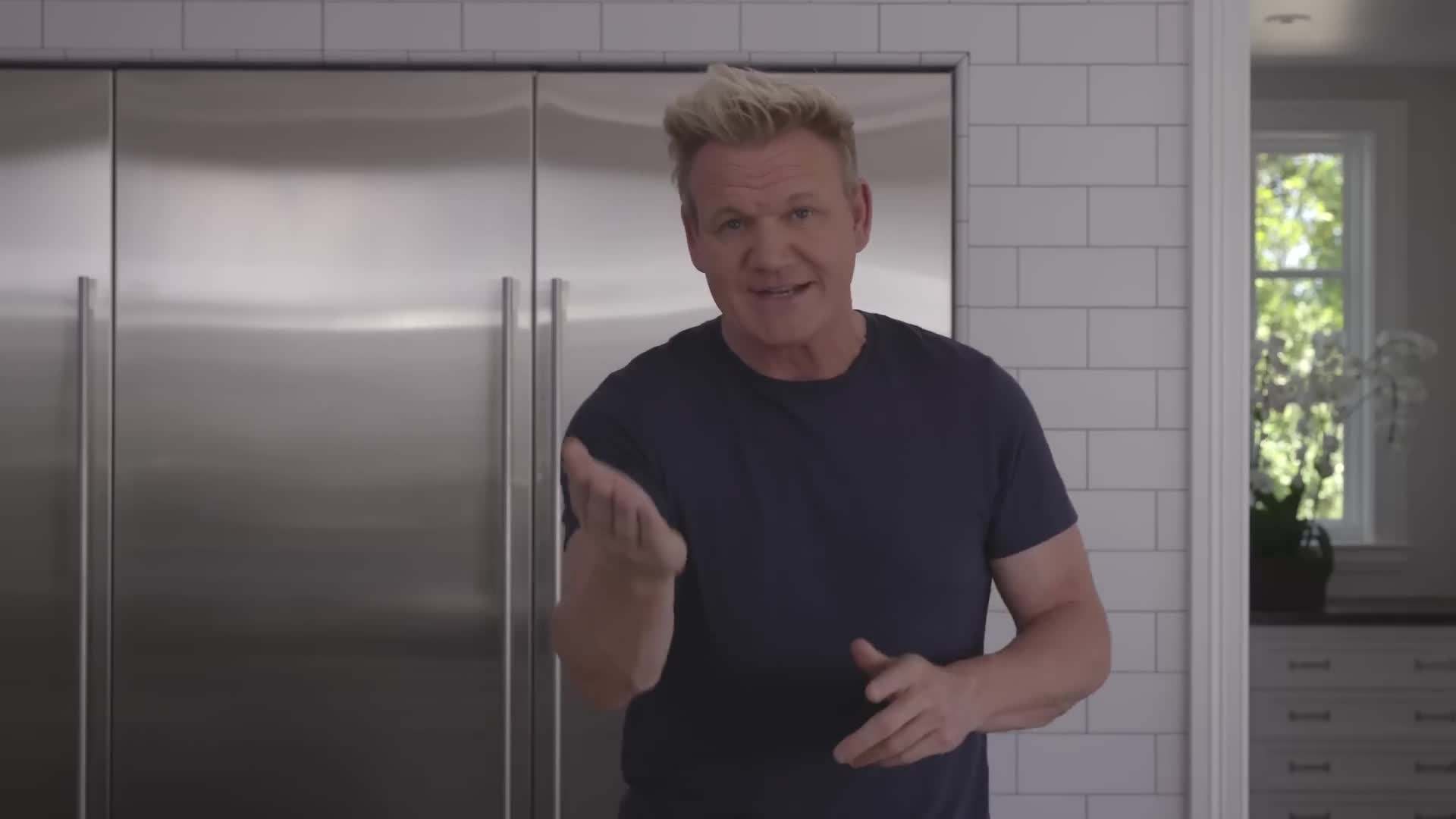 Mia Castro preparing the seafood ingredients