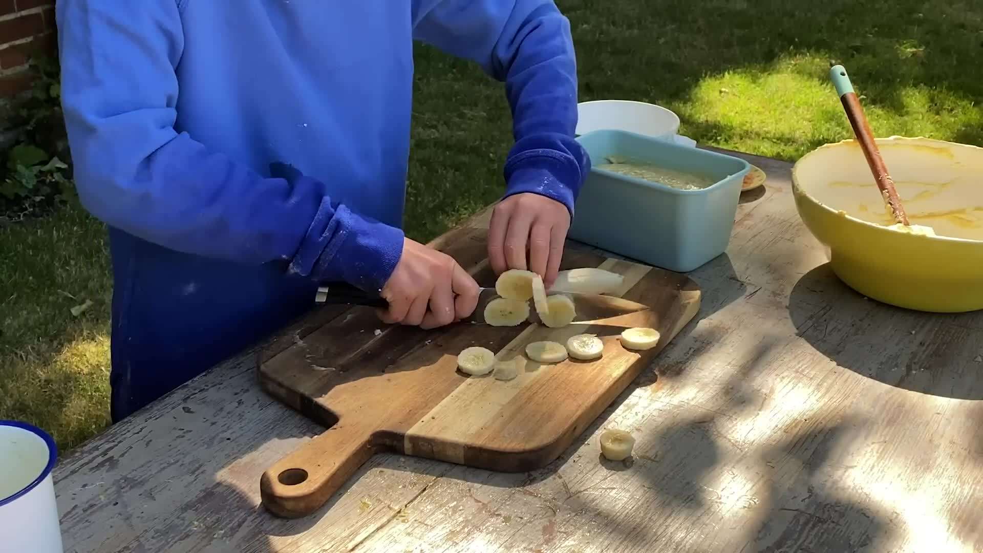 Topping with Sliced Bananas