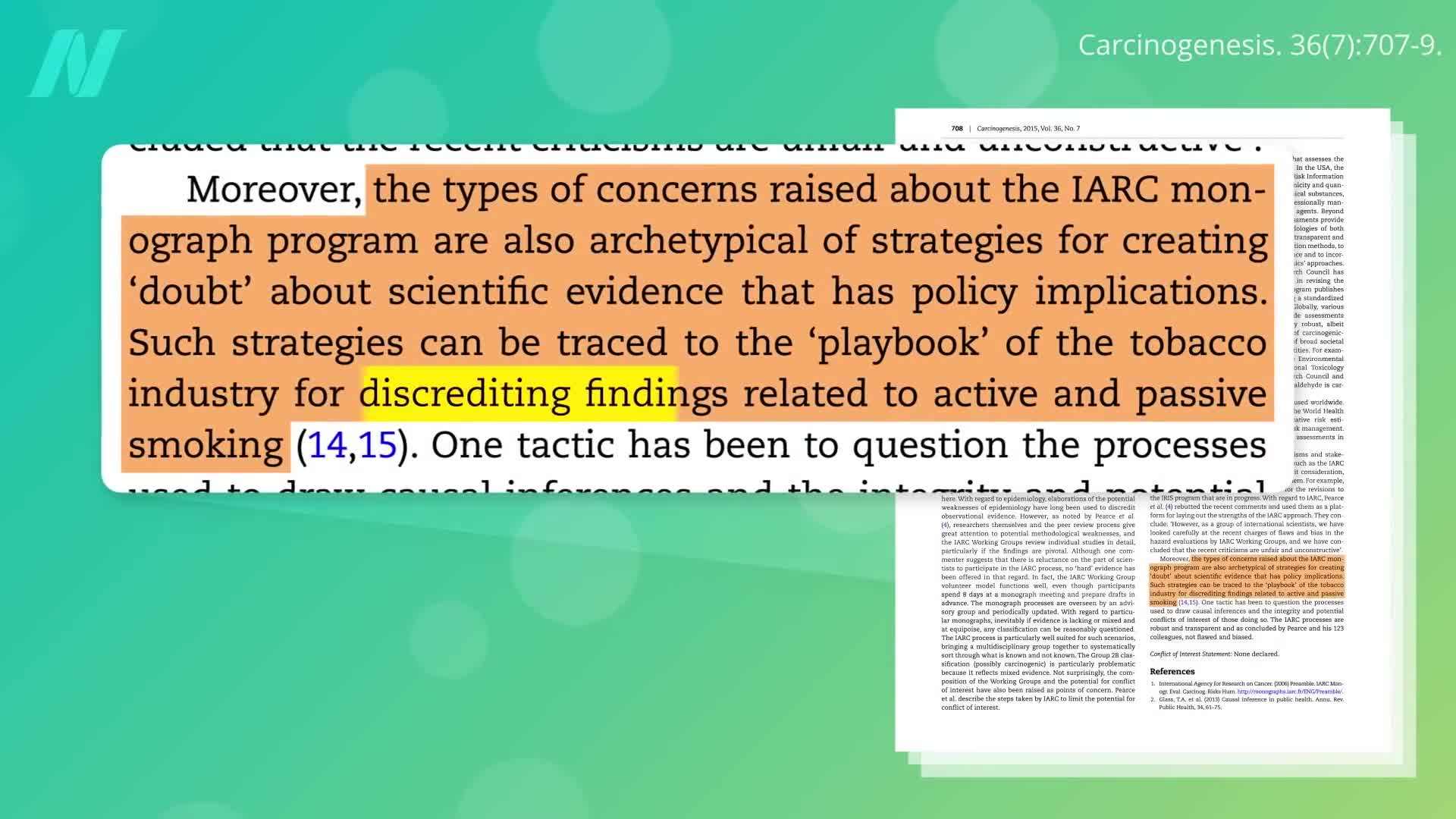 Corporate Interests vs. IARC Findings