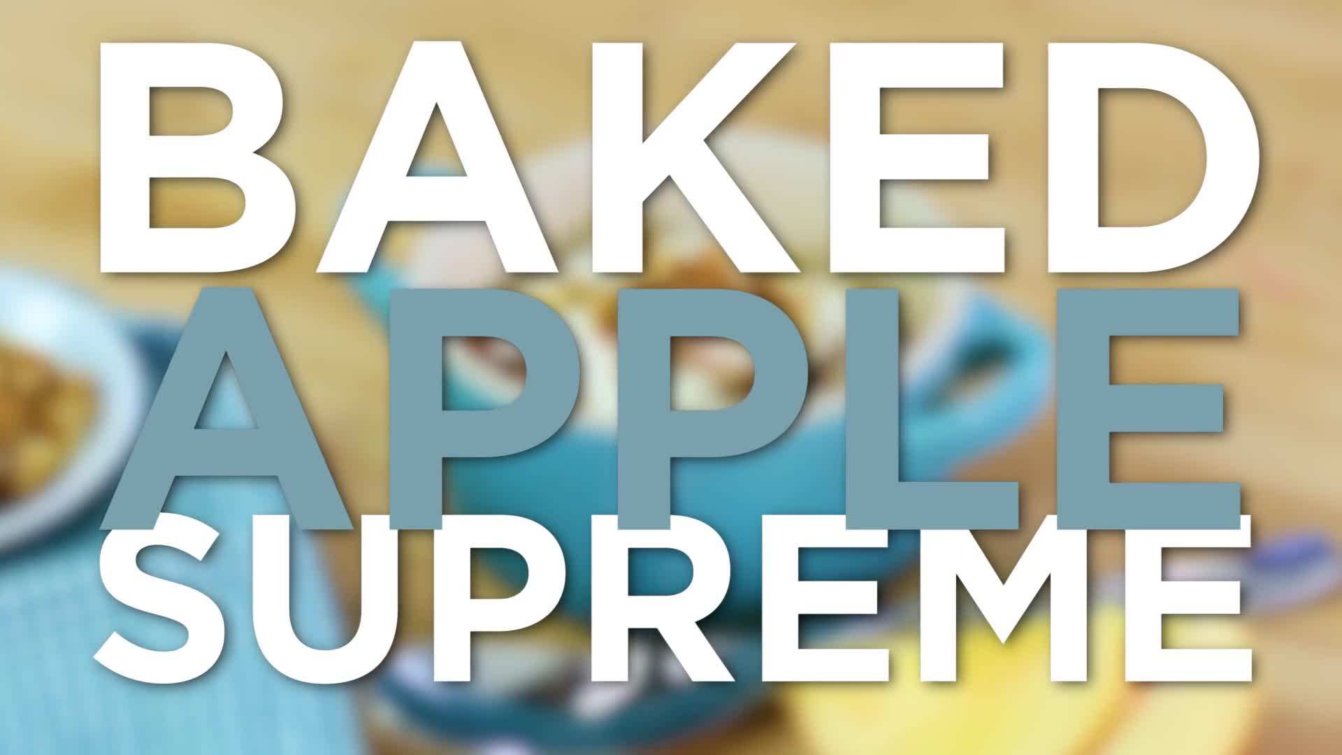 Baked Apple Supreme Recipe