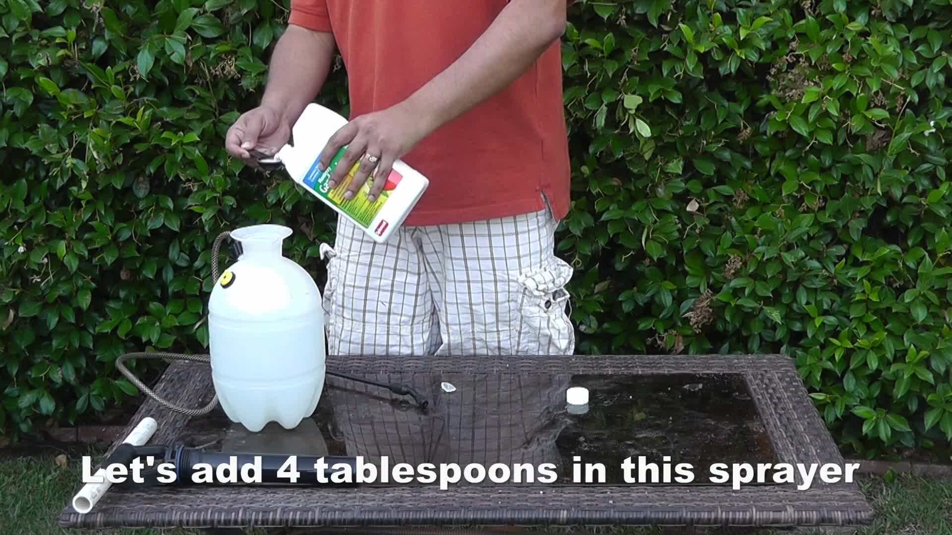 Mixing Spinosad Solution for Application