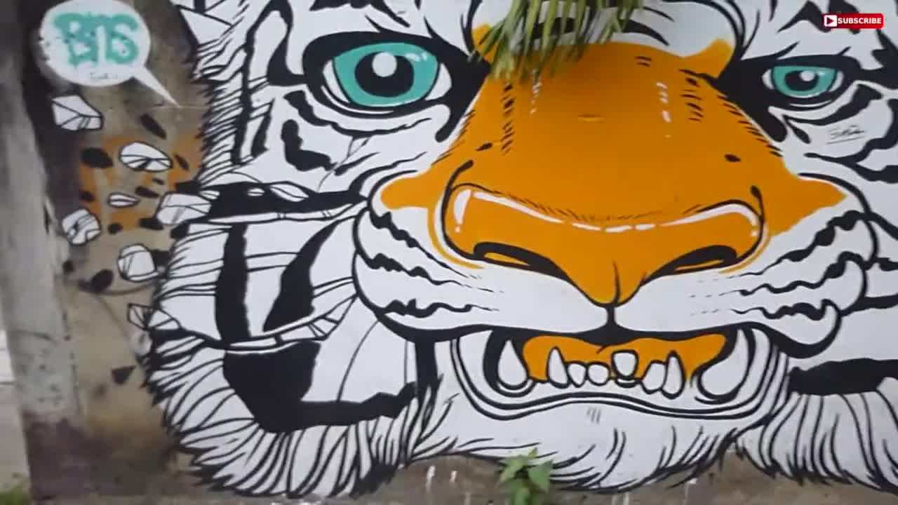 Vibrant Street Art in Chiang Mai