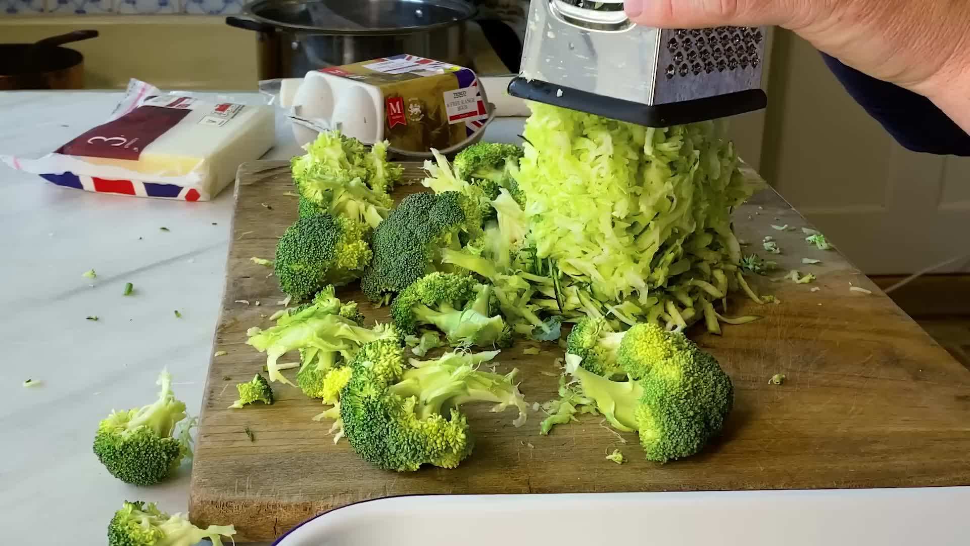 Grated Courgette for Texture