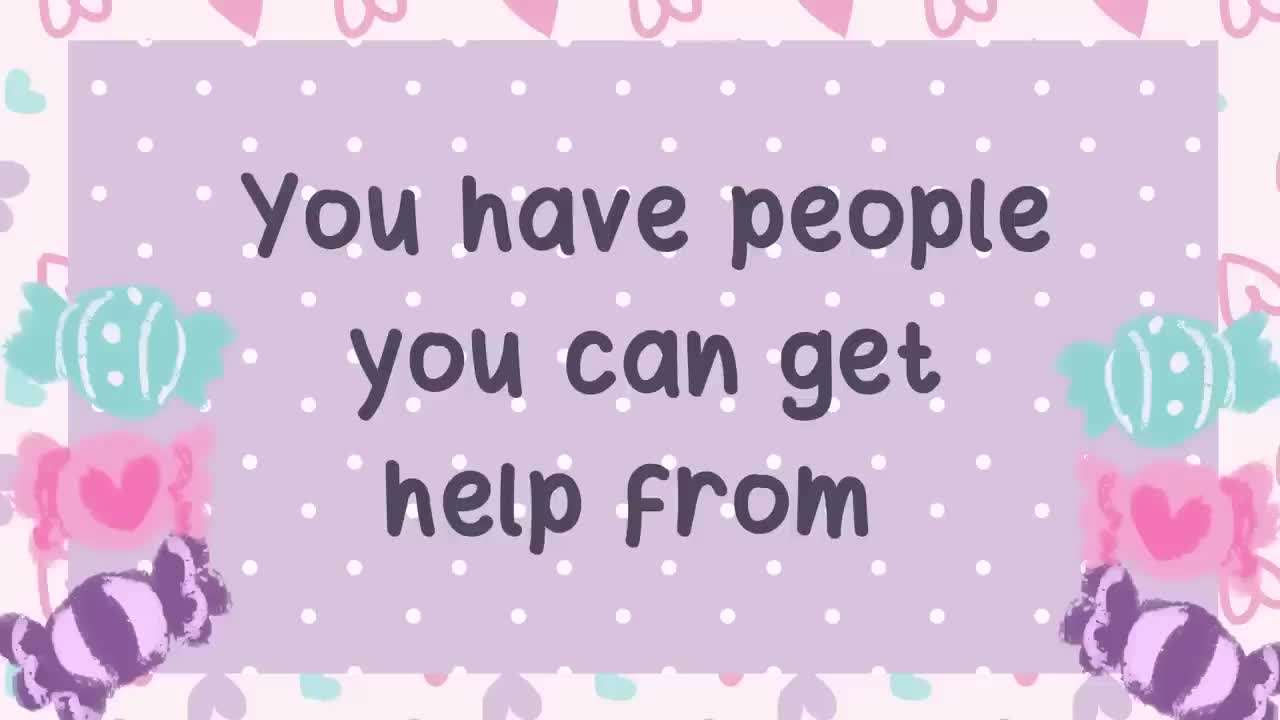 Seeking Support from Trusted Individuals