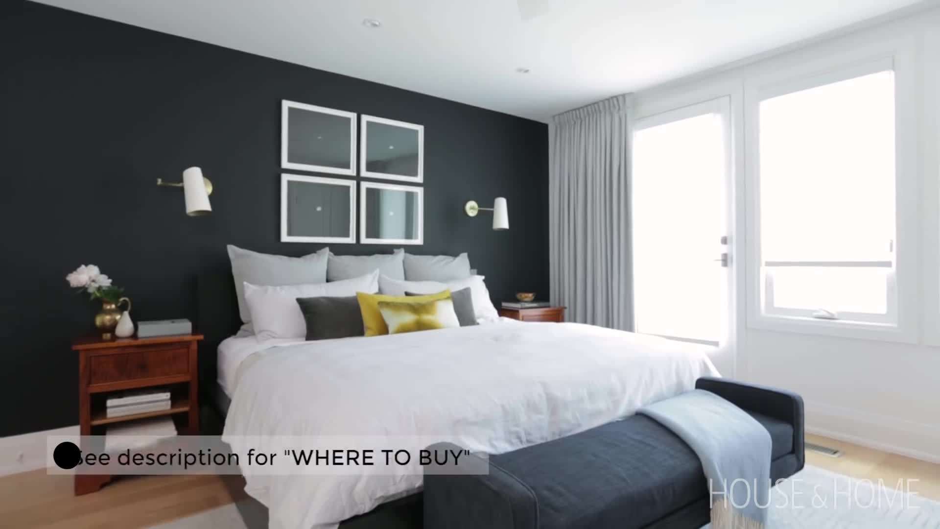 Incorporating a Black Statement Wall for Drama