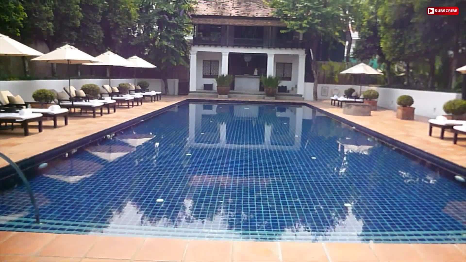 Tranquil Pool Area at Rachamankha Resort