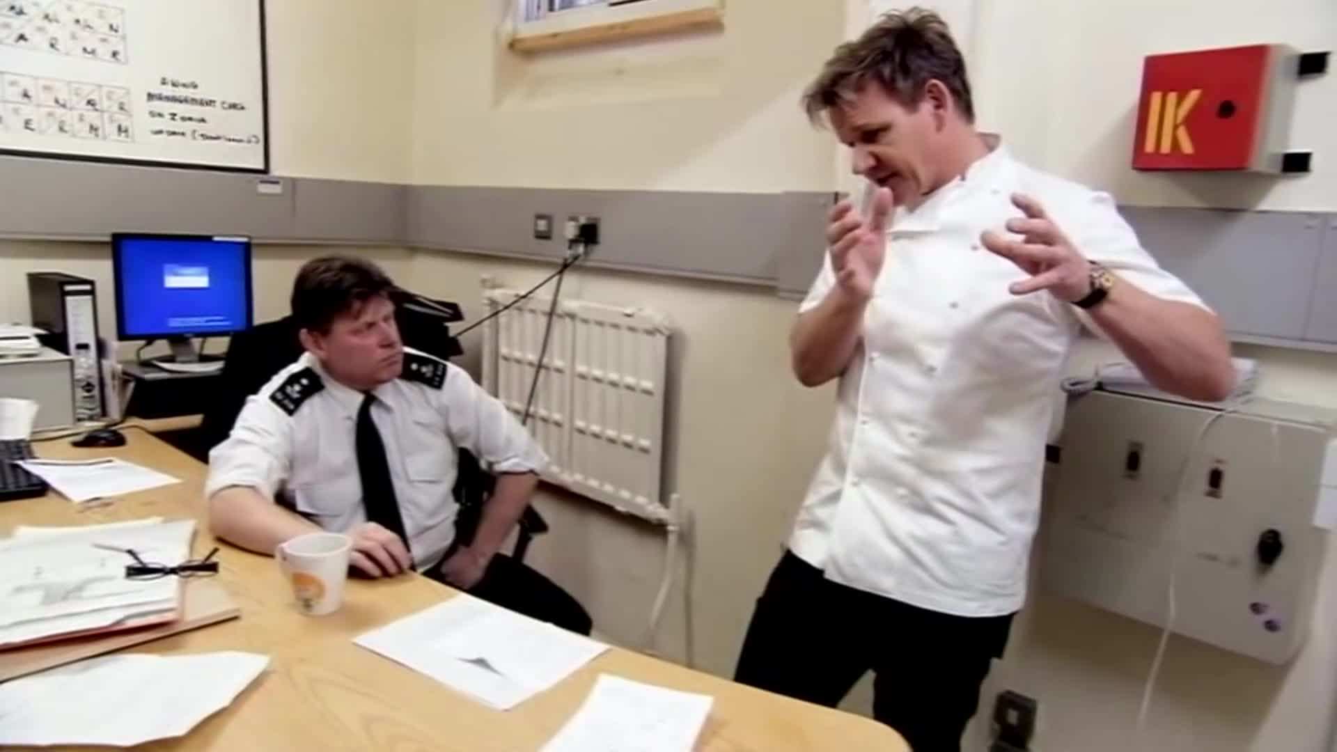 Gordon Ramsay emphasizing the importance of discipline in the kitchen