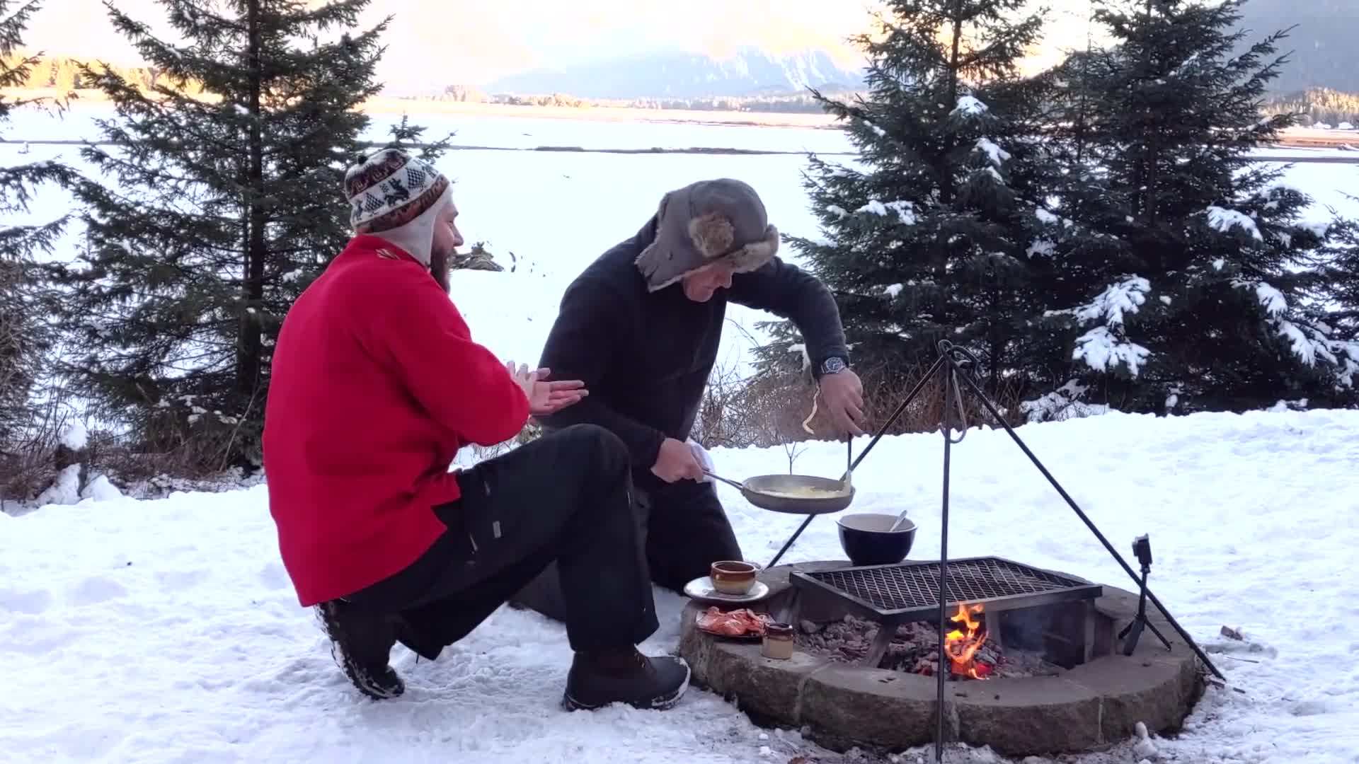 Gordon Ramsay exploring the Alaskan wilderness