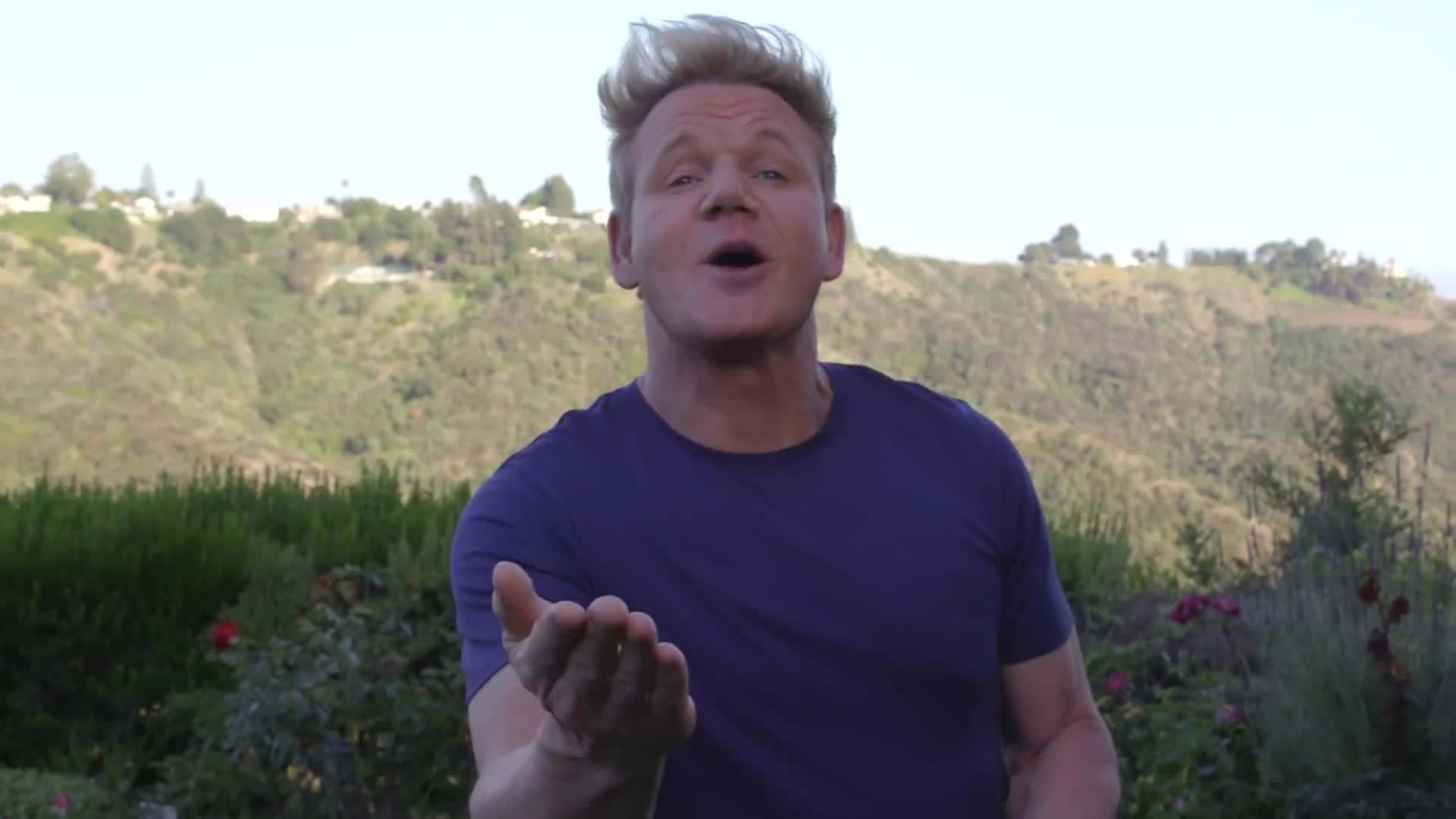 Gordon Ramsay showcasing his survival skills in Alaska
