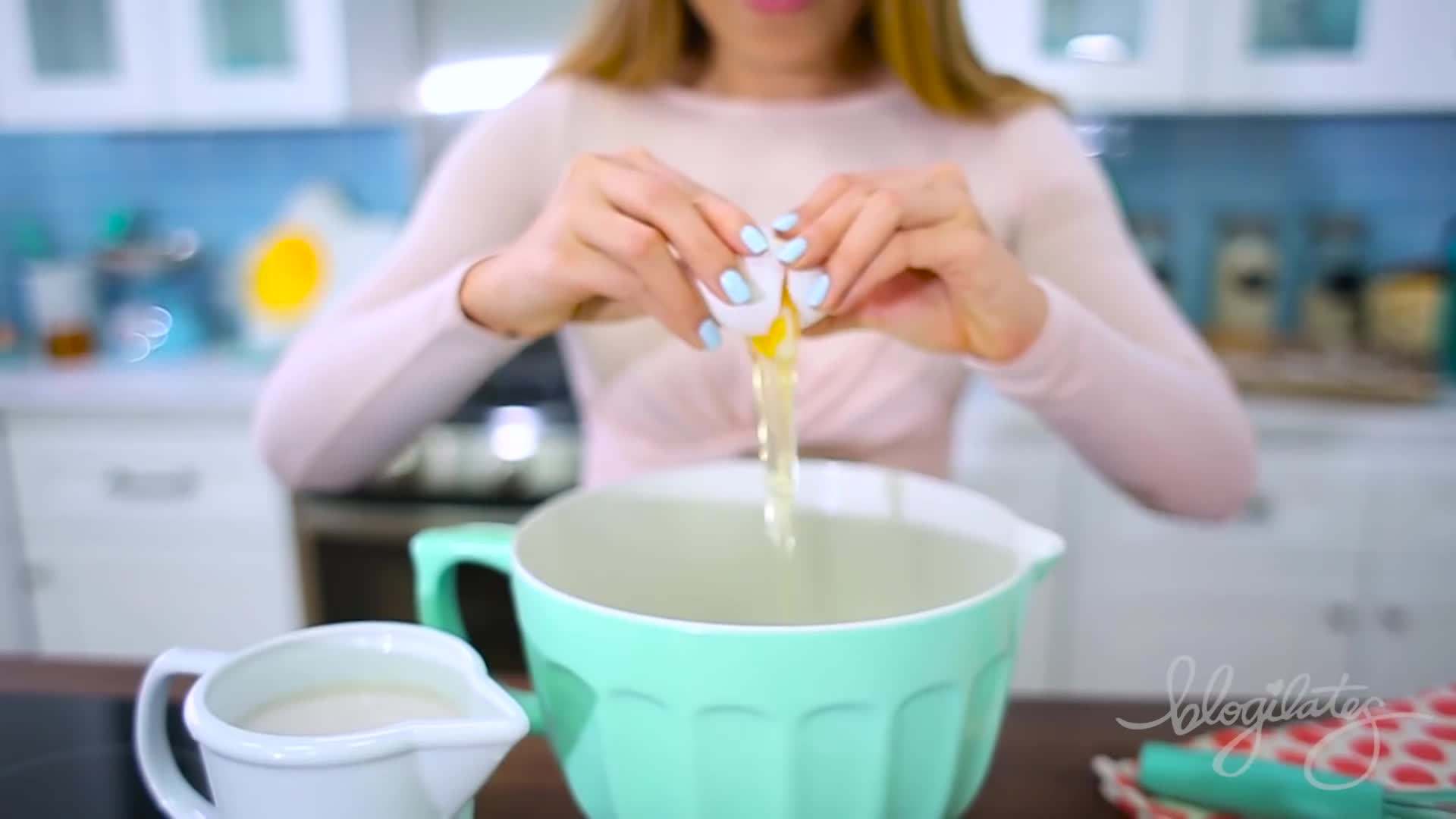 Mixing the Crepe Batter